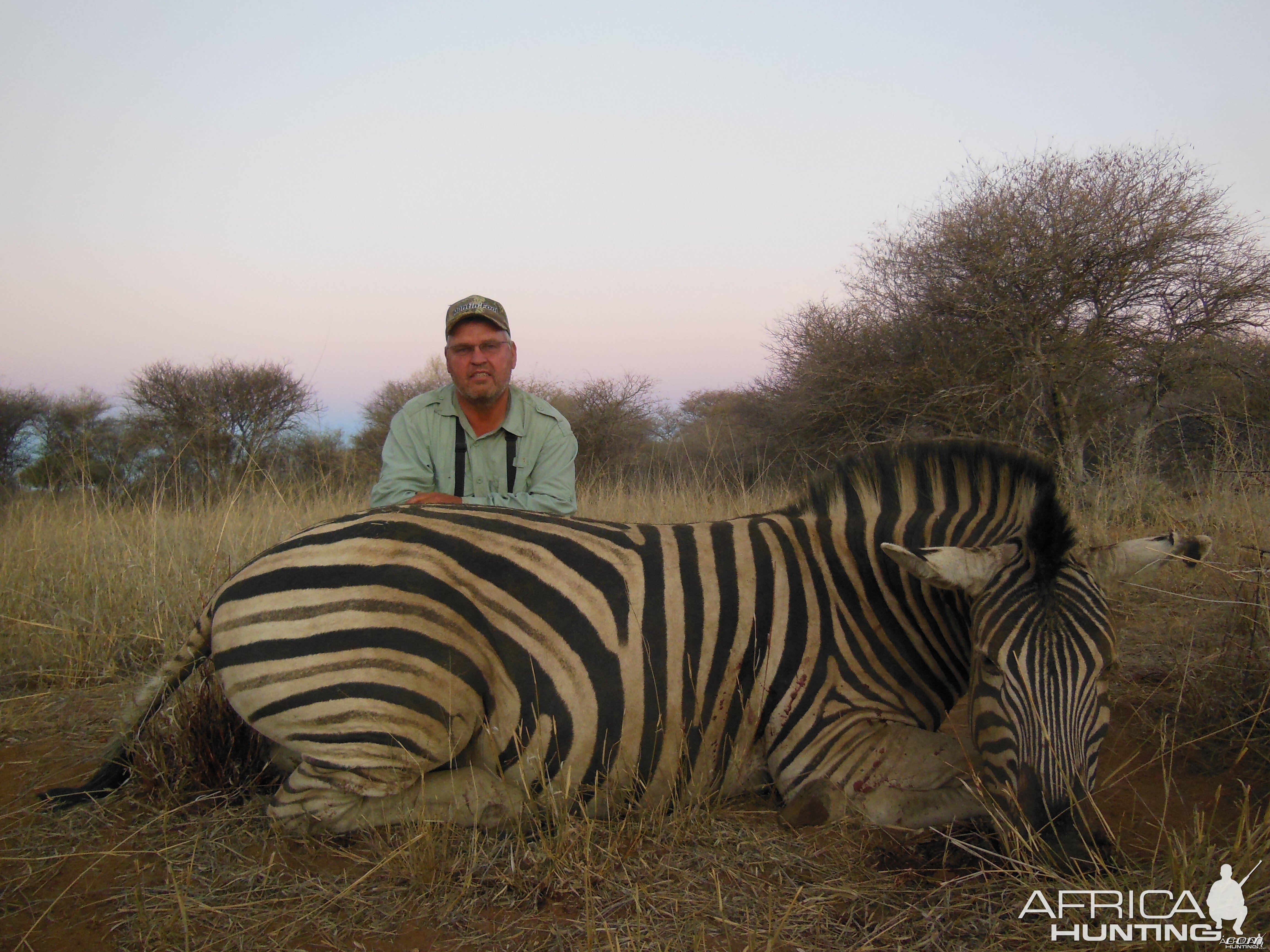Burchell's Zebra hunted with Ozondjahe Hunting Safaris in Namibia