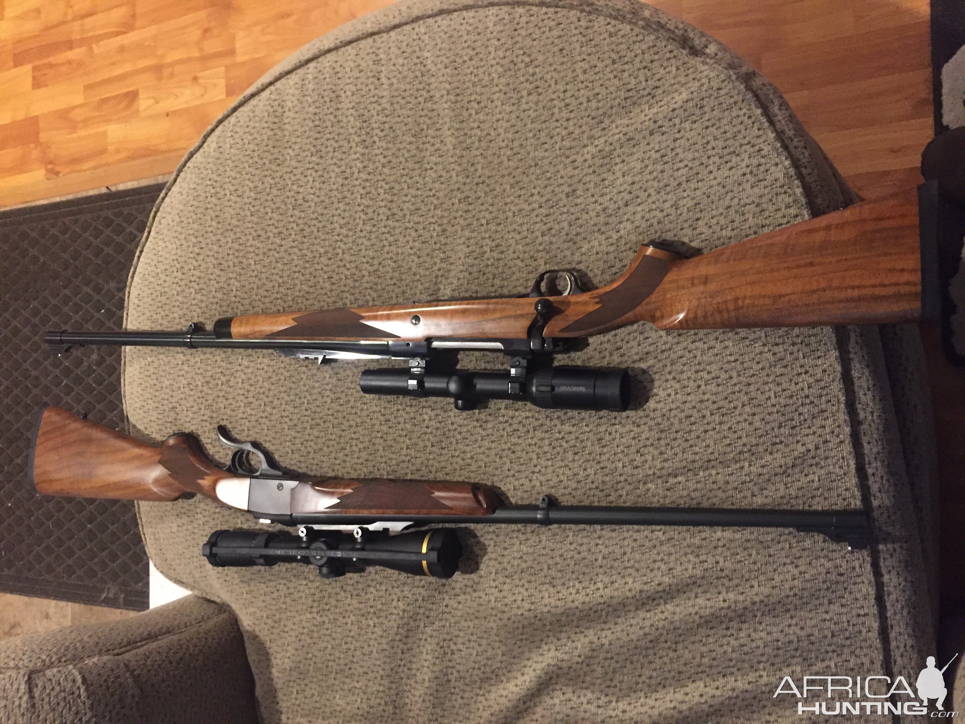 CB Kudu Ruger No 1 in 300 H&H Rifle & Ruger RSM in 416 Rigby Rifle