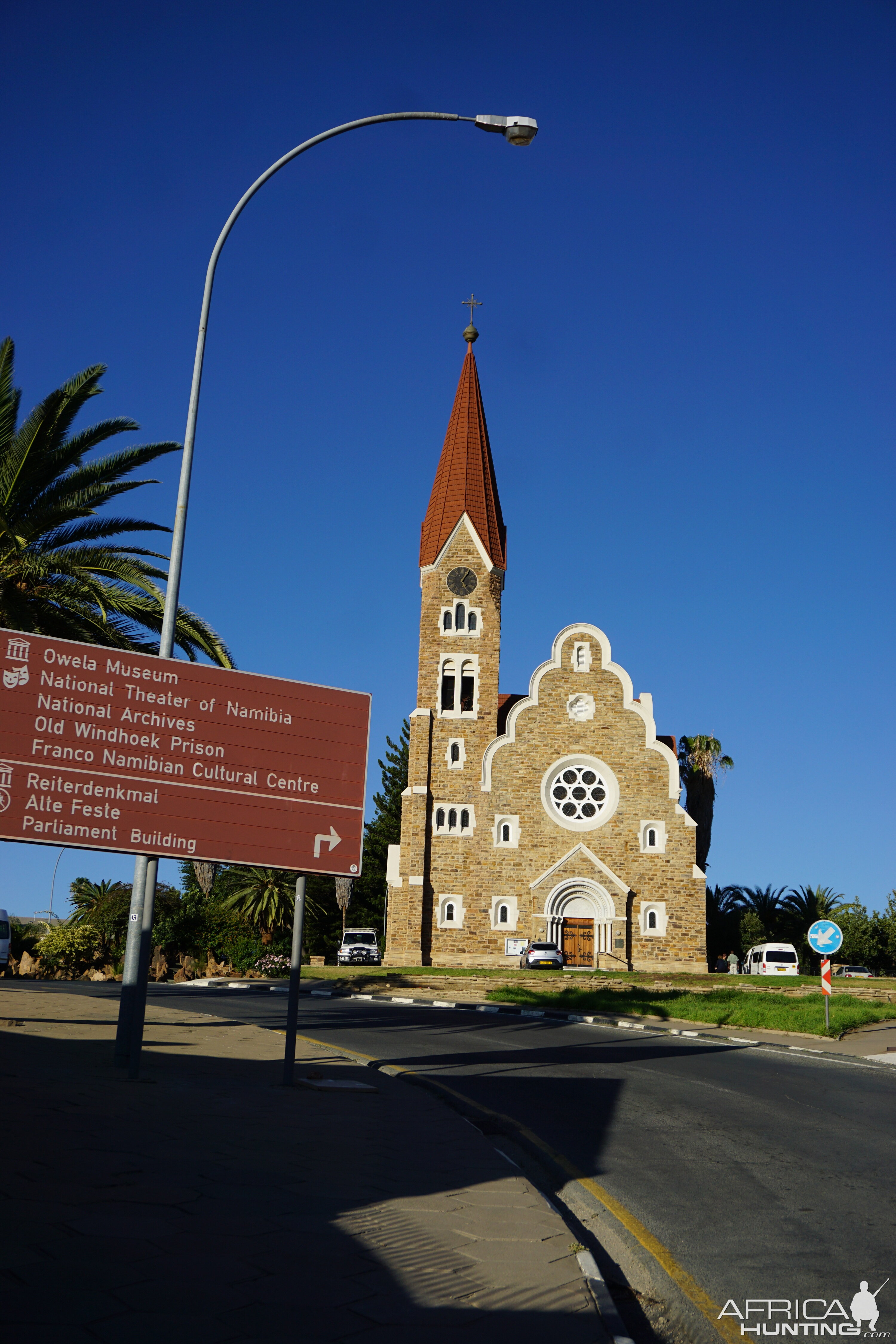 Christ Church a historic landmark, Windhoek Namibia