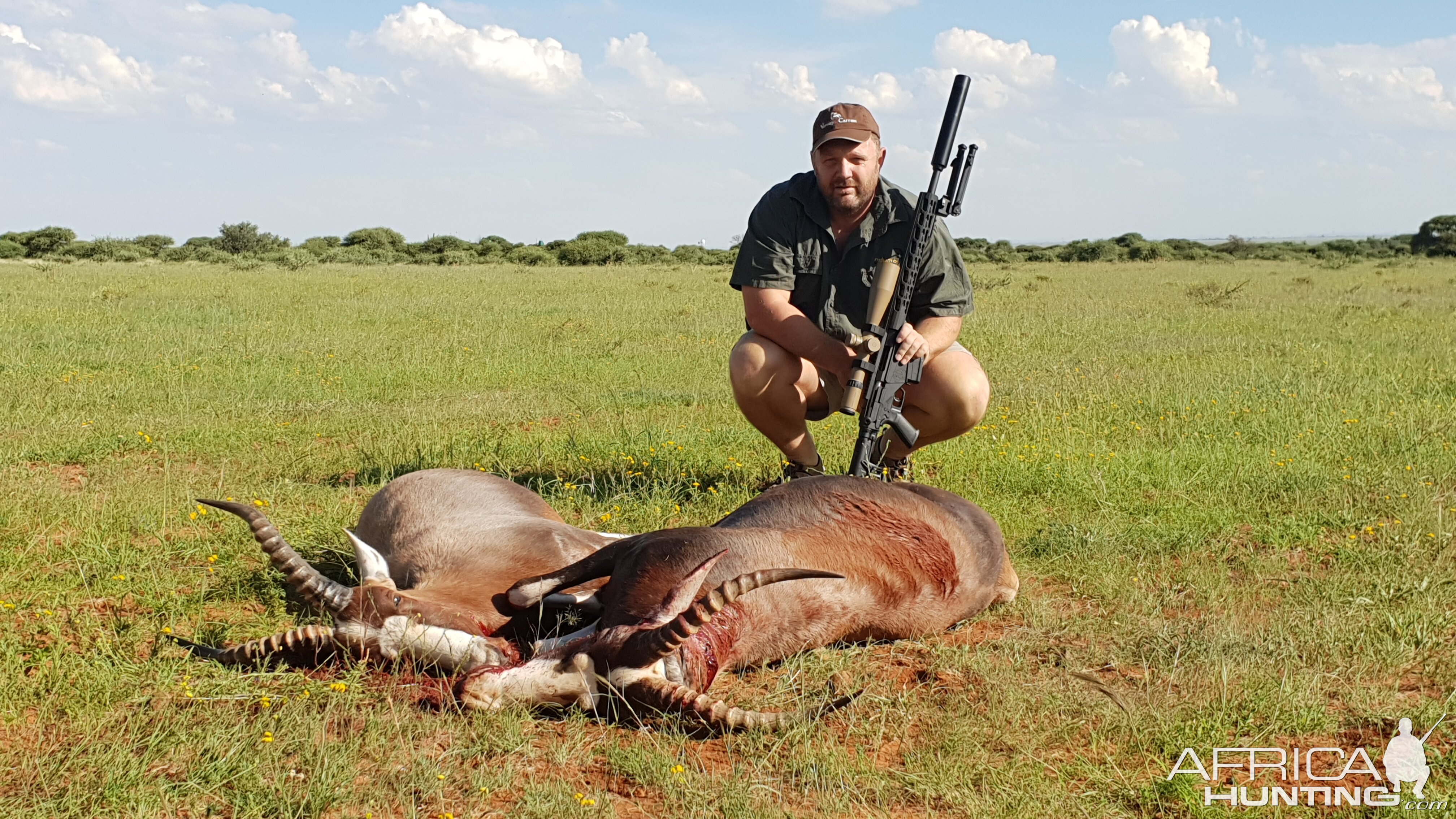 Cull Hunt Blesbok in South Africa