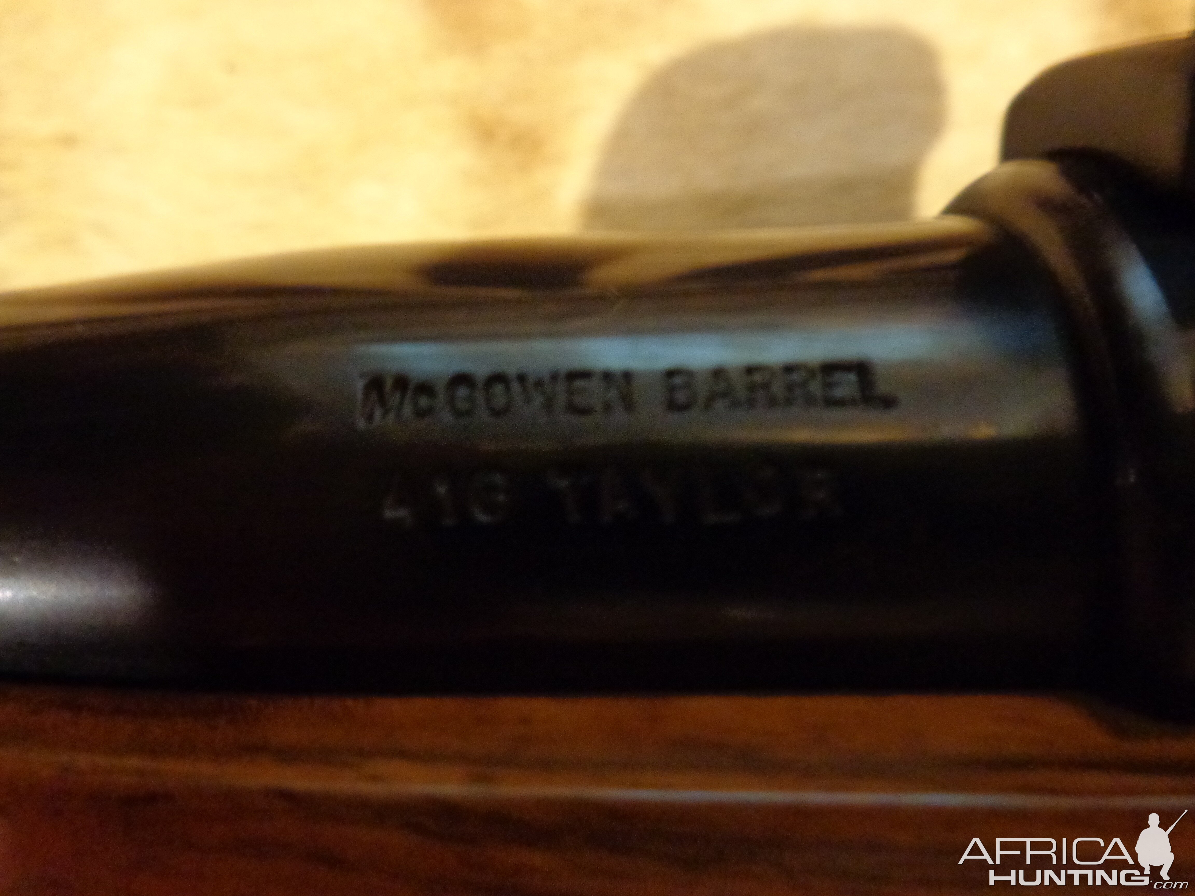 Custom Mauser Rifle In .416 Taylor
