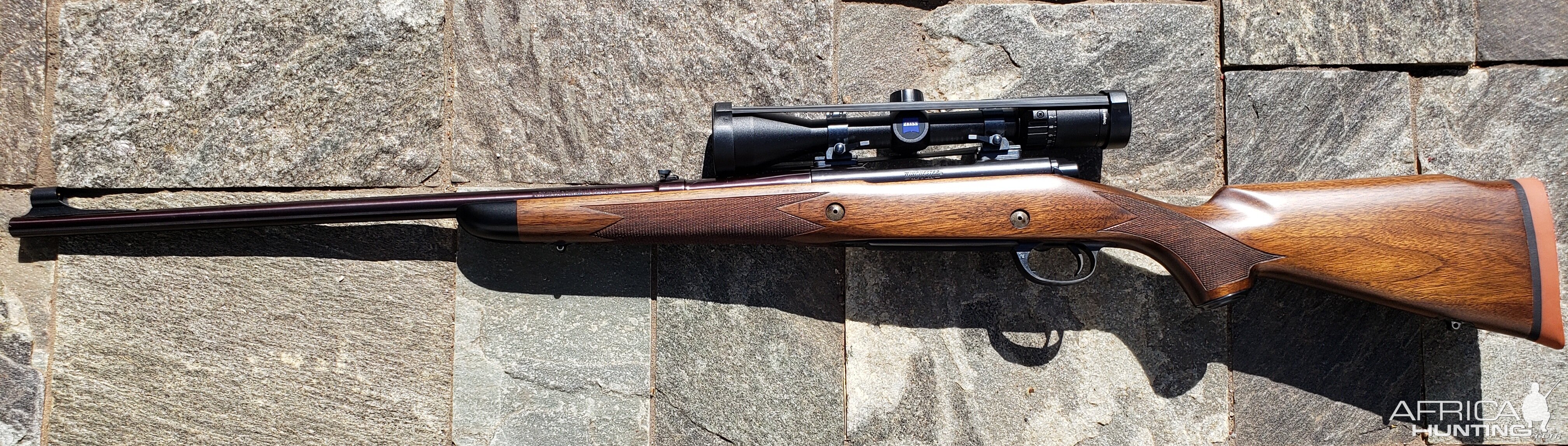 Custom Winchester M70 Alaskan 375 H&H Rifle w/CRF