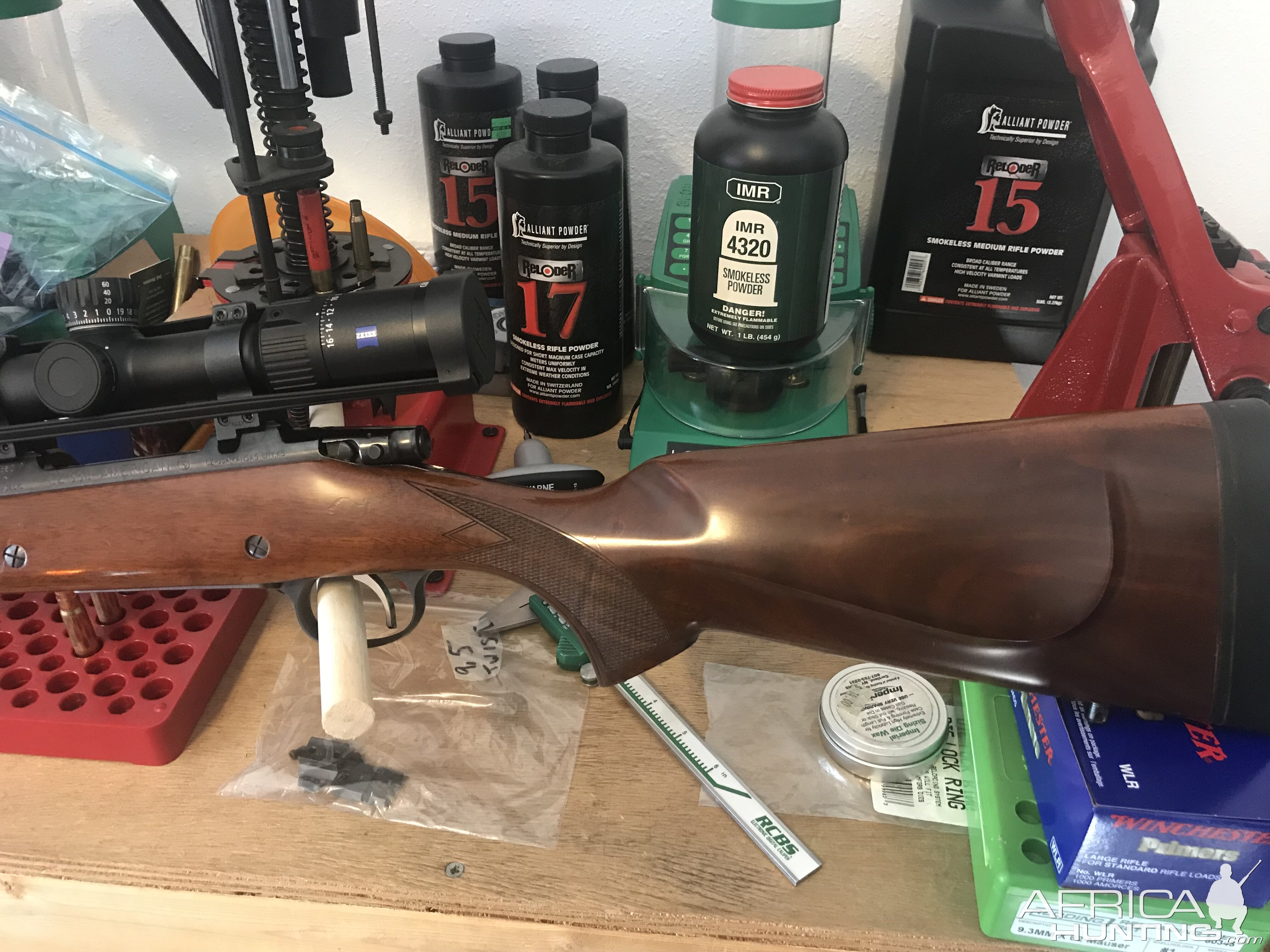 CZ 550 9.3x62 W/WO Zeiss Conquest V4 4-16x44