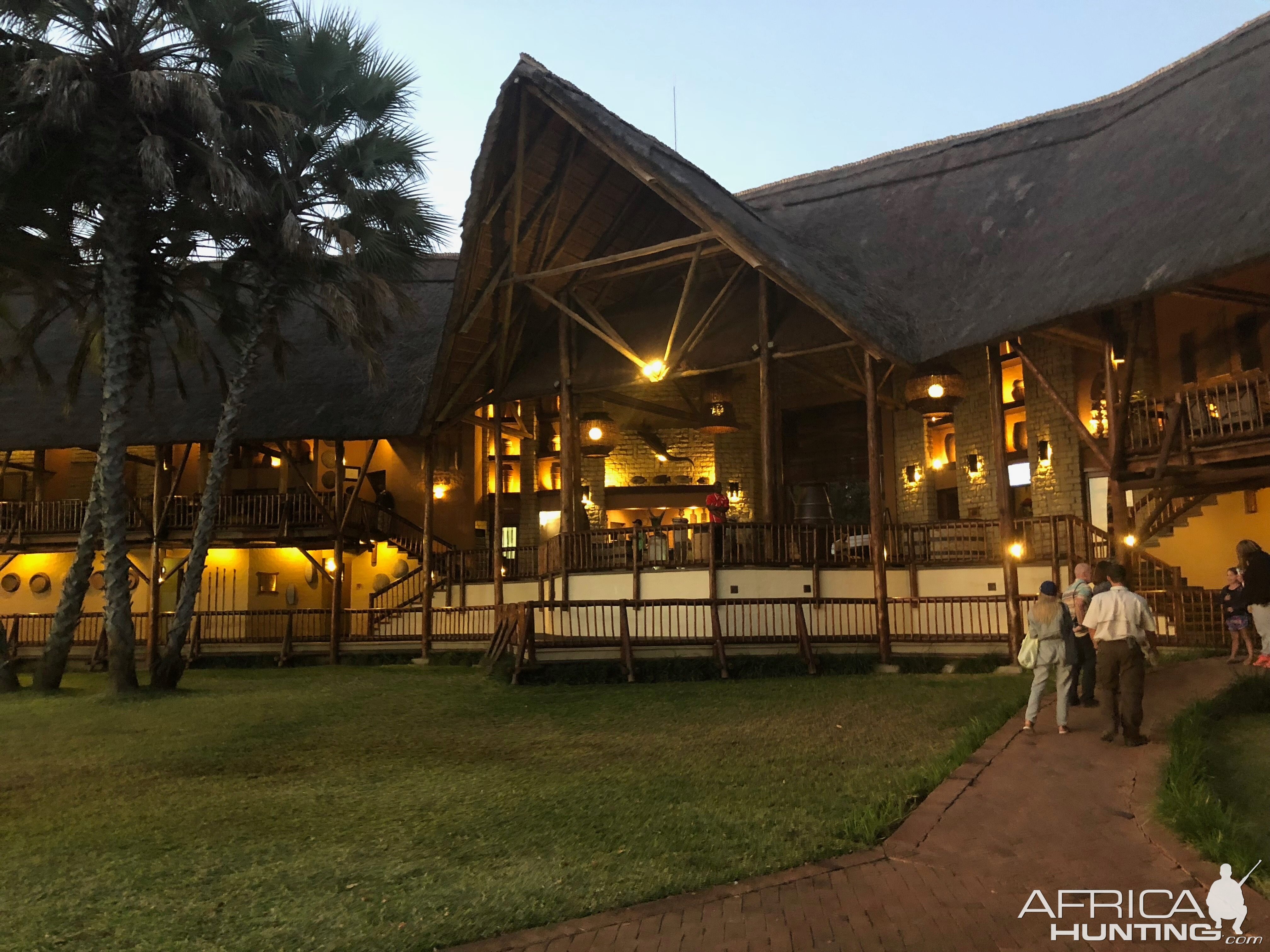 David Livingstone Safari Lodge and Spa situated  on the Zambezi river