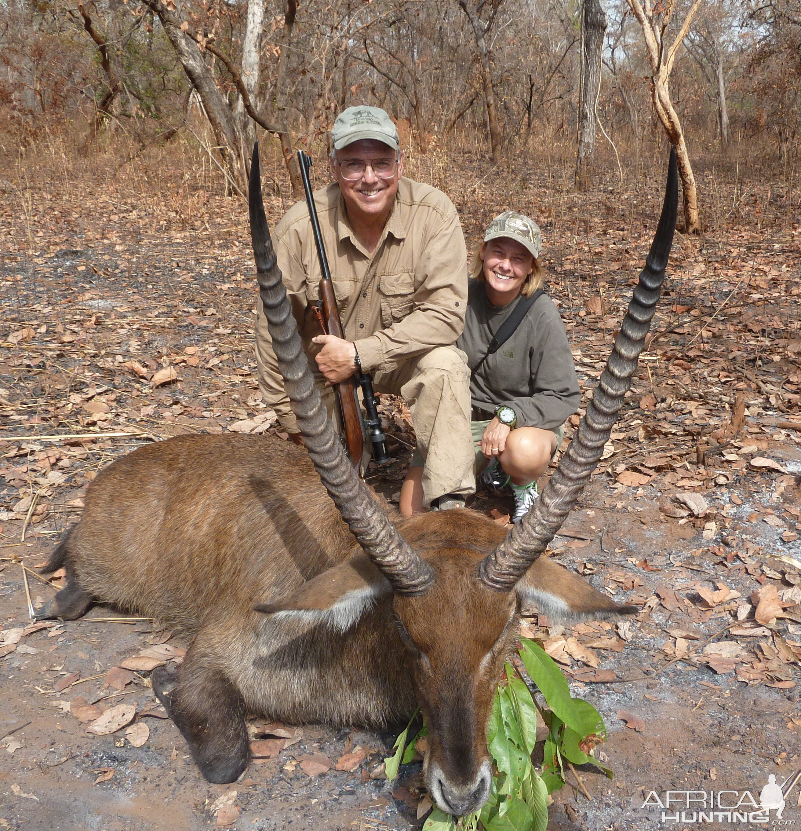 Defassa Waterbuck hunted in Central Africa with Club Faune