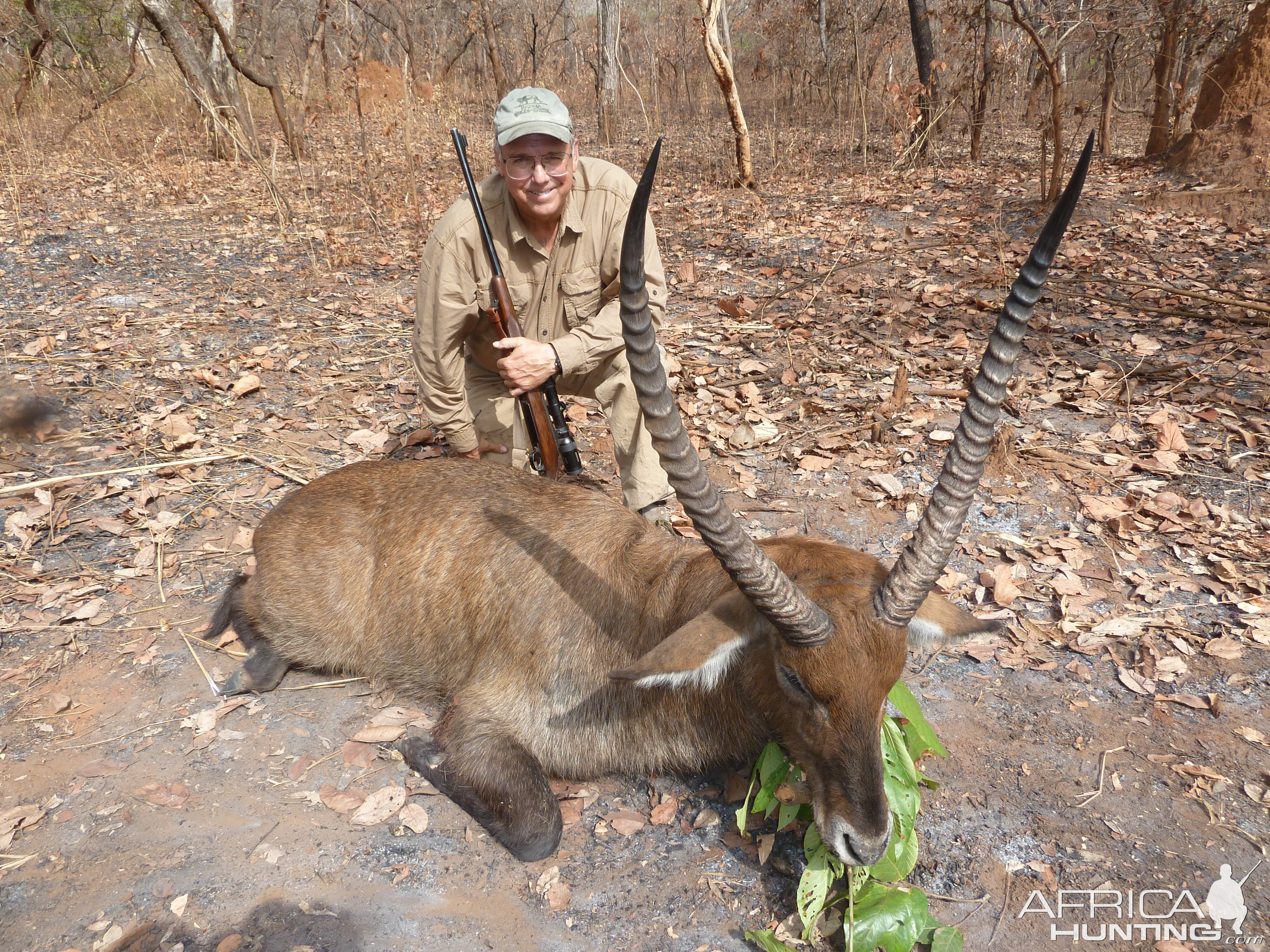 Defassa Waterbuck hunted in Central Africa with Club Faune
