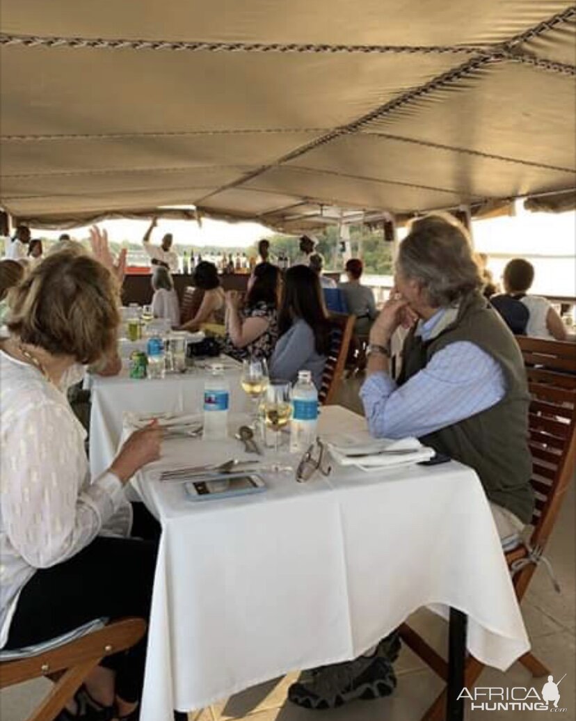 Dinner cruise on the Zambezi river Zimbabwe