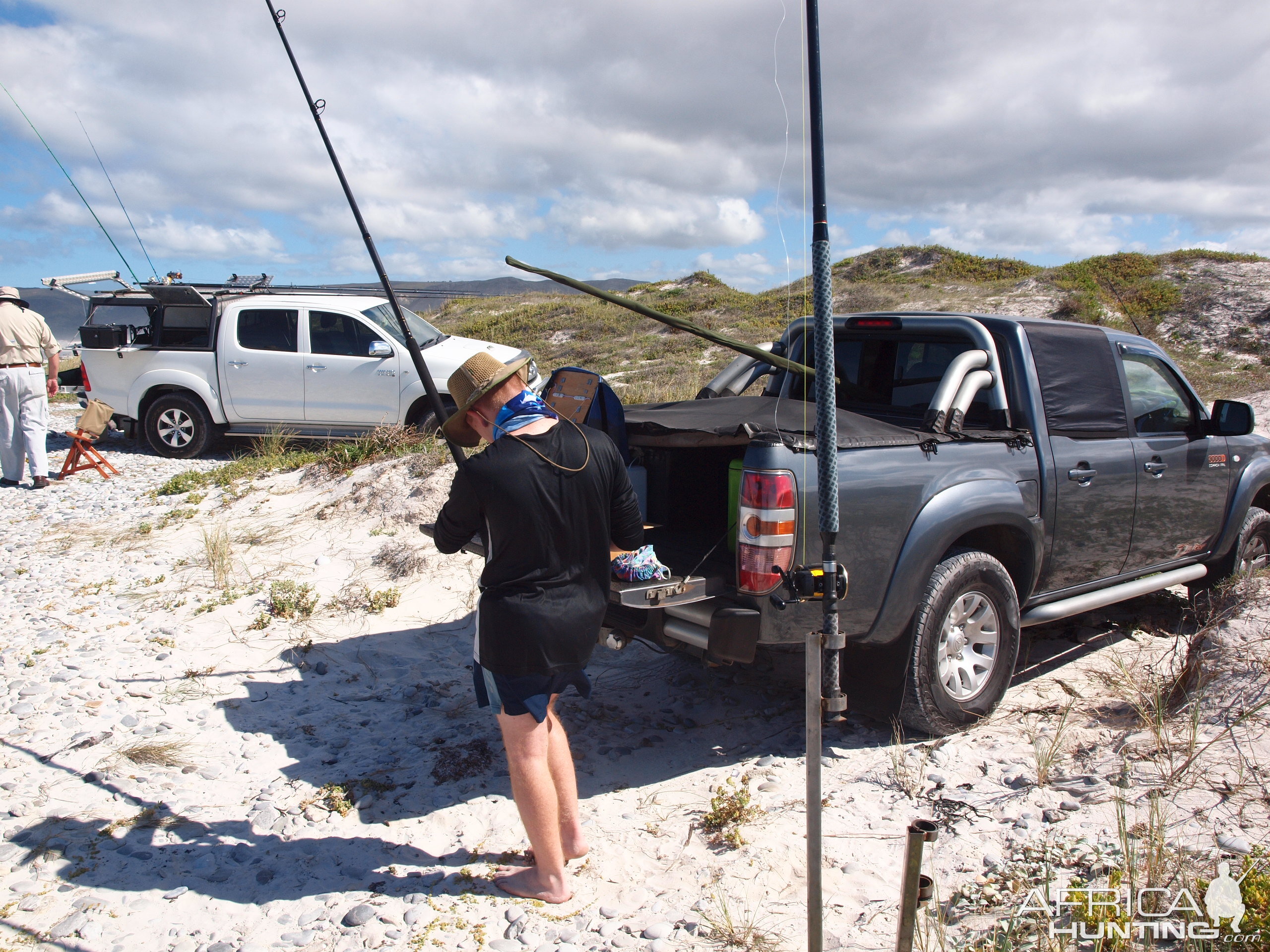 Drone-fishing for Bronze Whalers at Gansbaai, South Africa