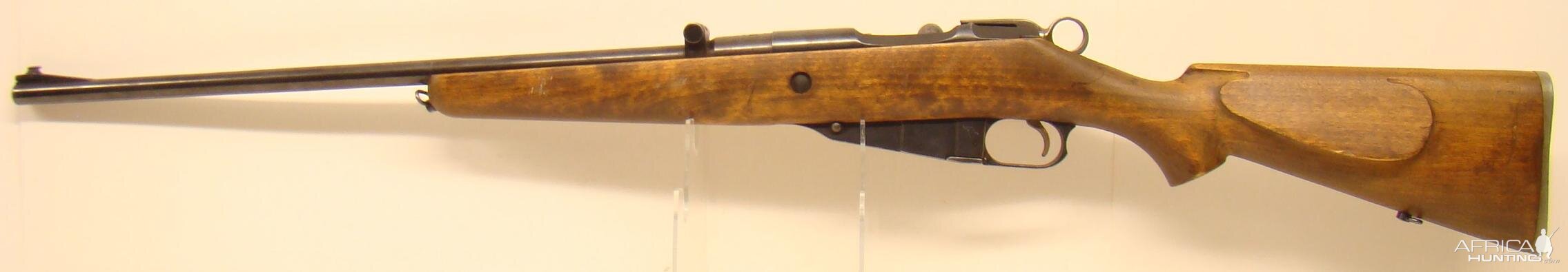 Early version of Sako 9,3x53R rifle with aluminium butt plate