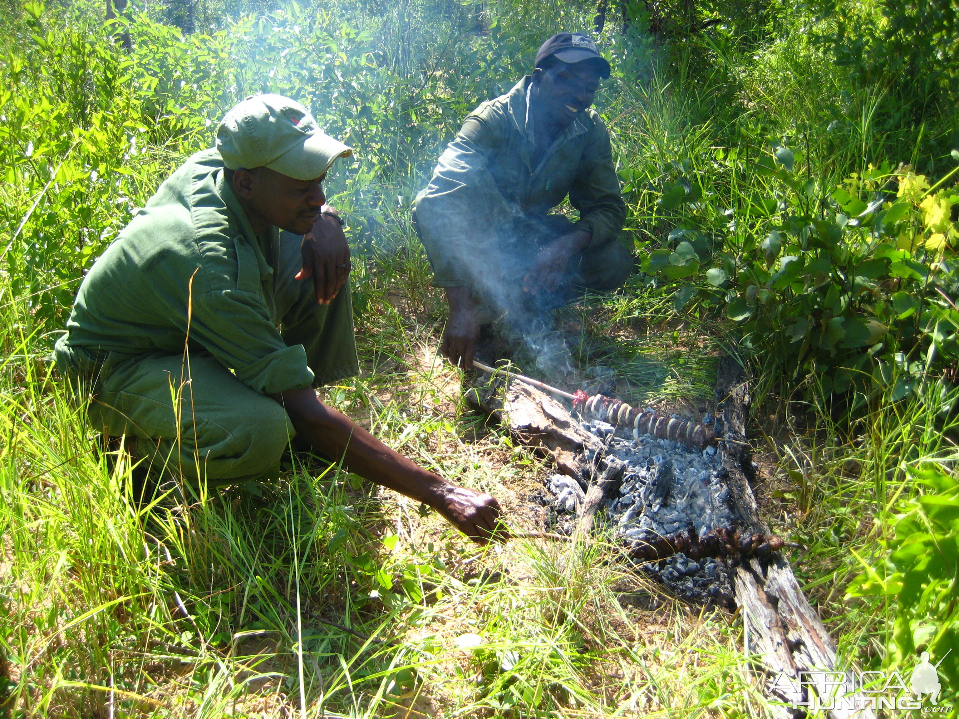 elephant kabobs in the making.