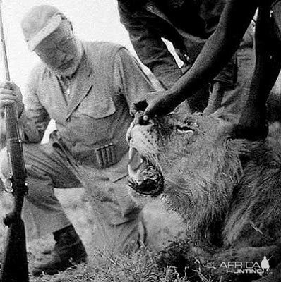 Ernest Hemingway Lion Hunt