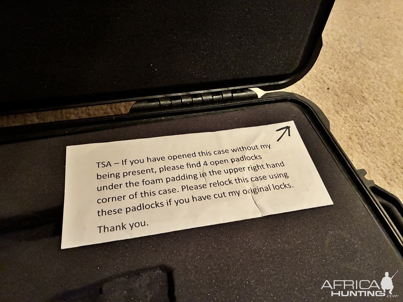 Extra Padlocks For Rifle Case