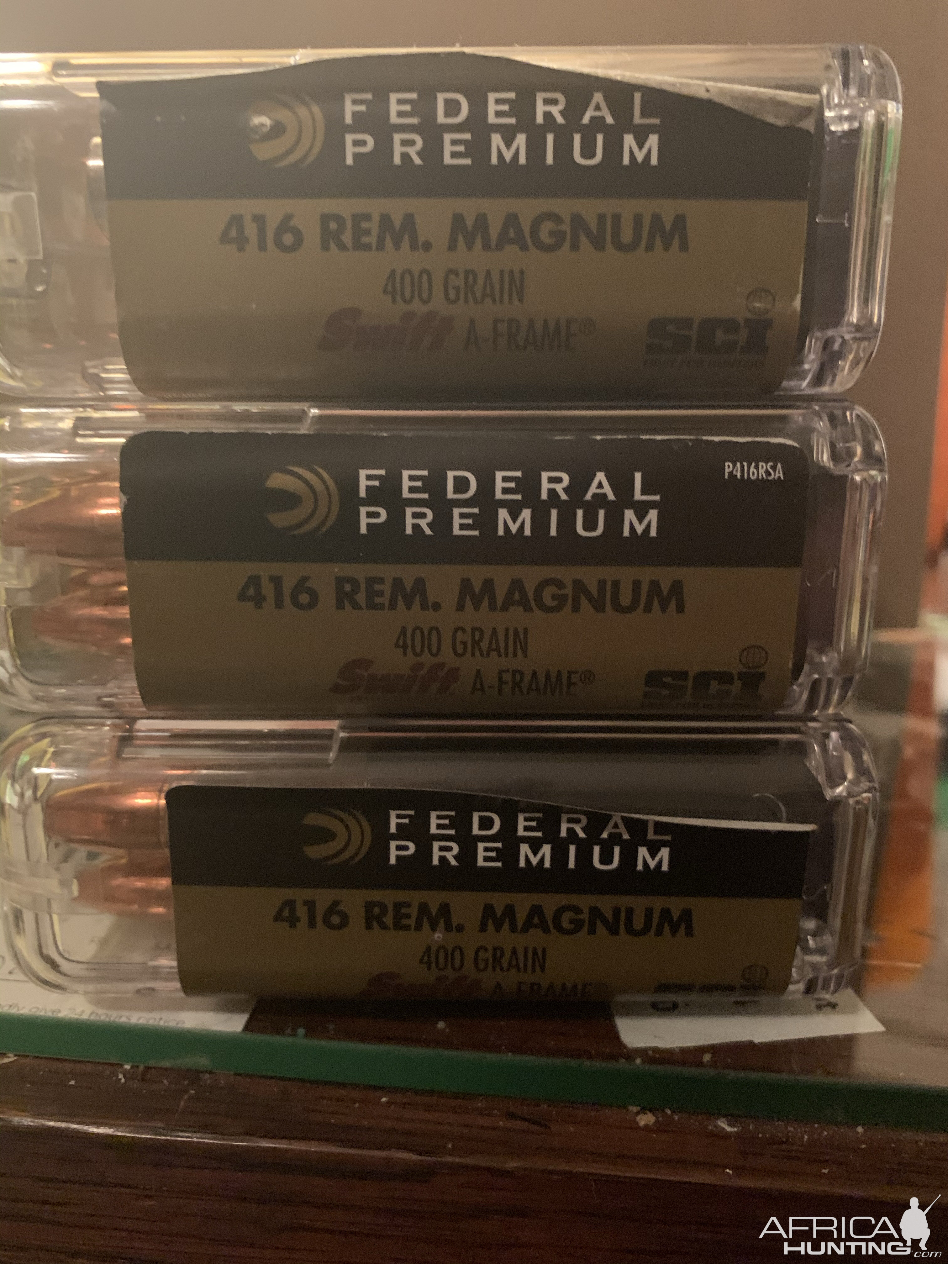 Federal Premium 416 Rem Magnum Ammo