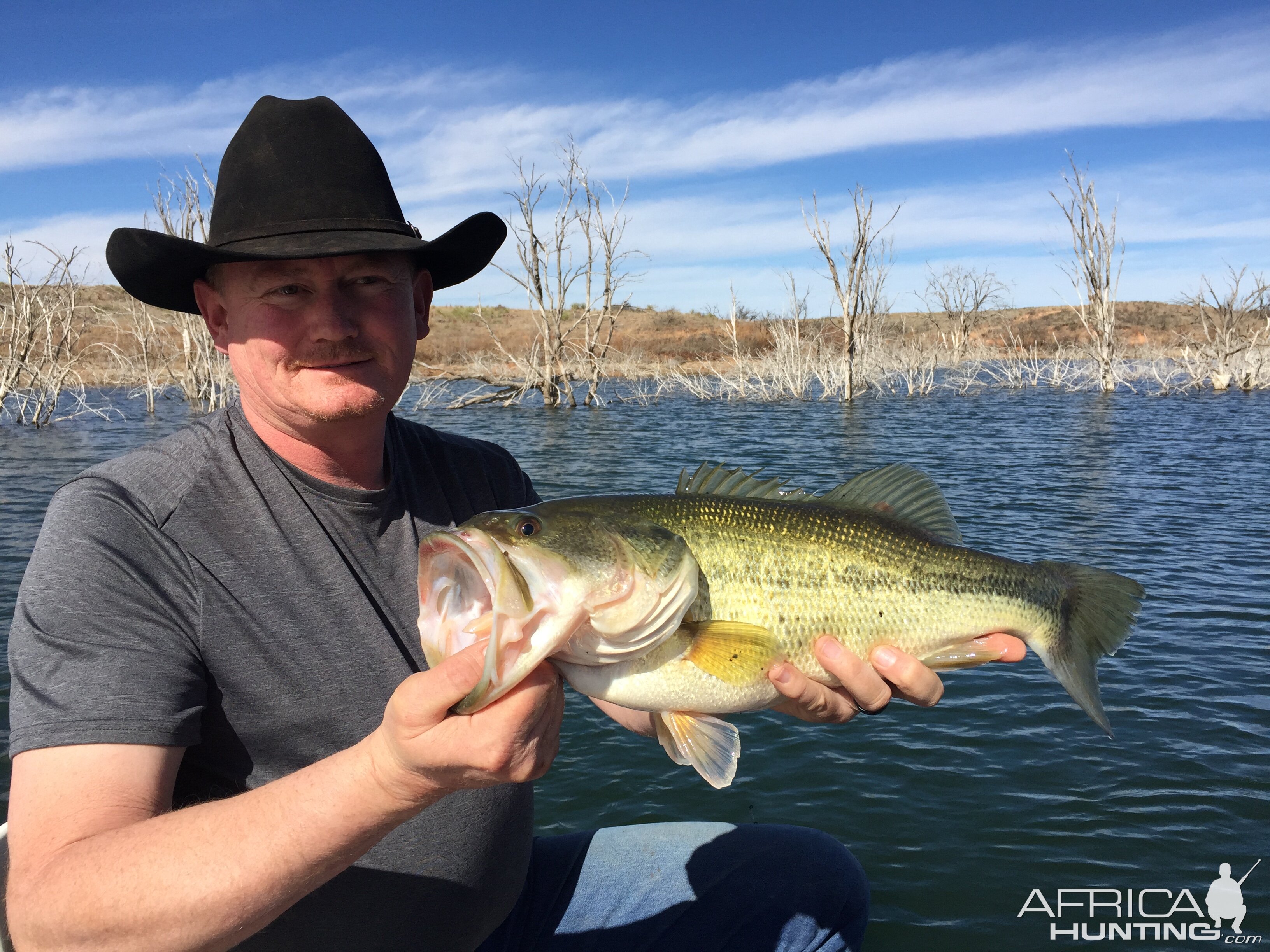 Fishing Bass in Texas USA