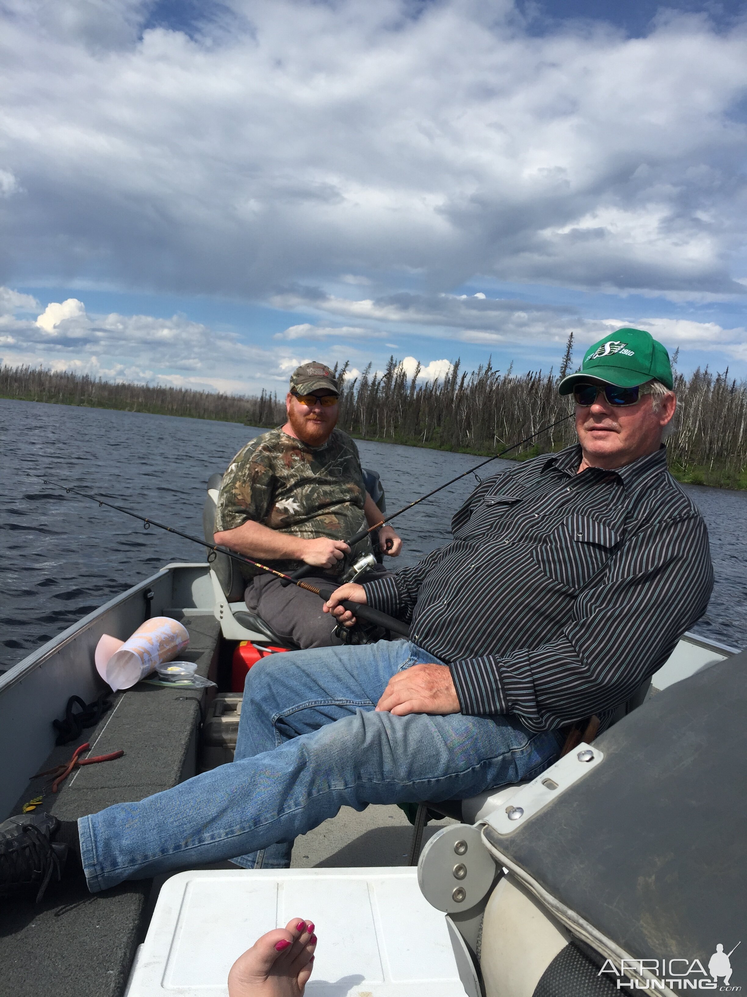 Fishing with dad