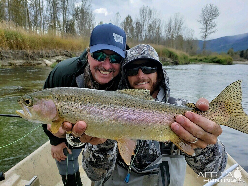 Fly Fishing Rainbow Trout in Montana & Idaho USA