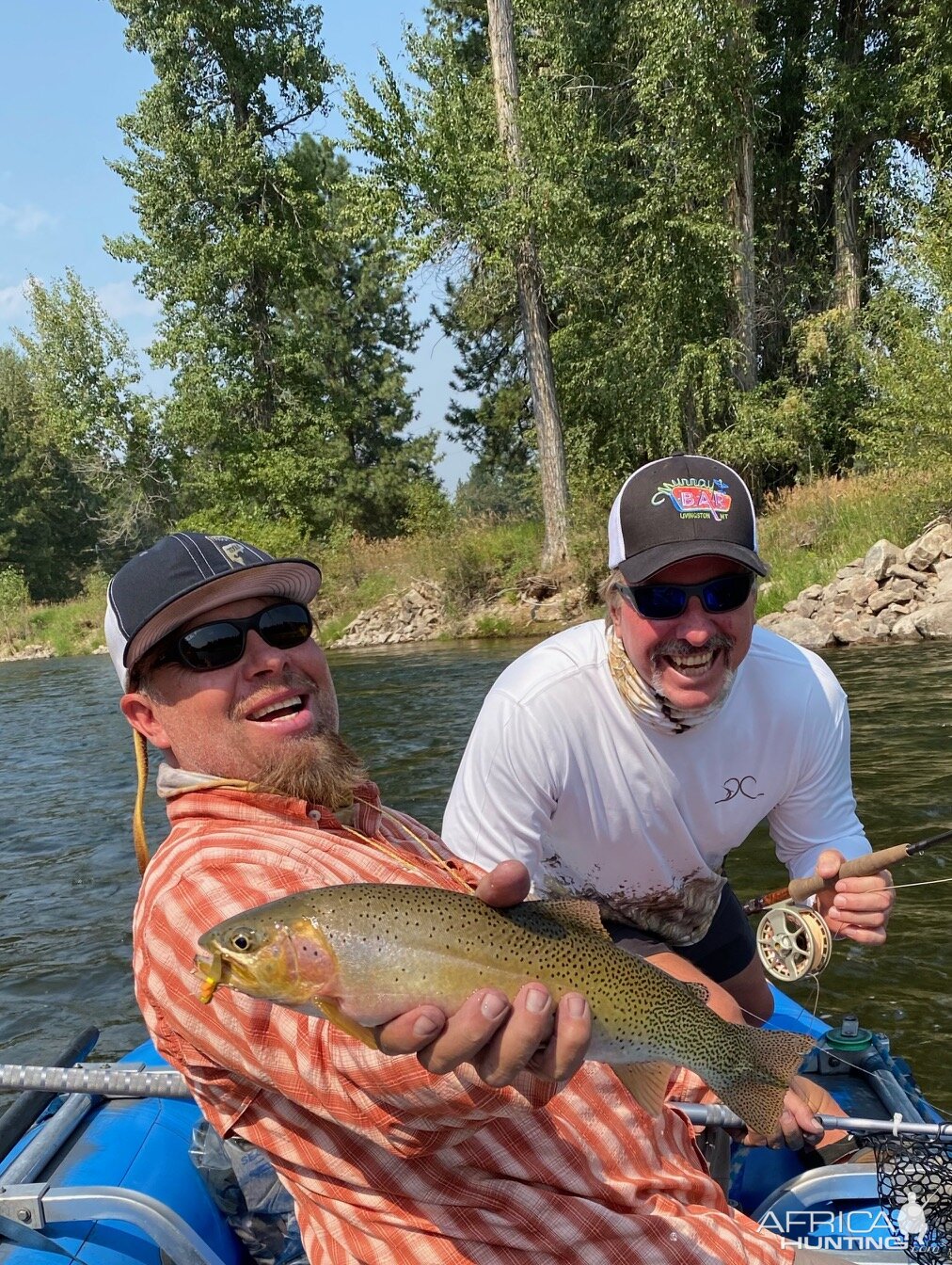 Fly Fishing Rainbow Trout Montana USA