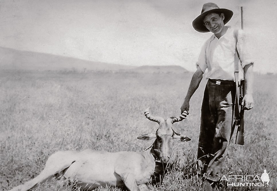 Fred Watts Impala Hunt 1927 Kenya