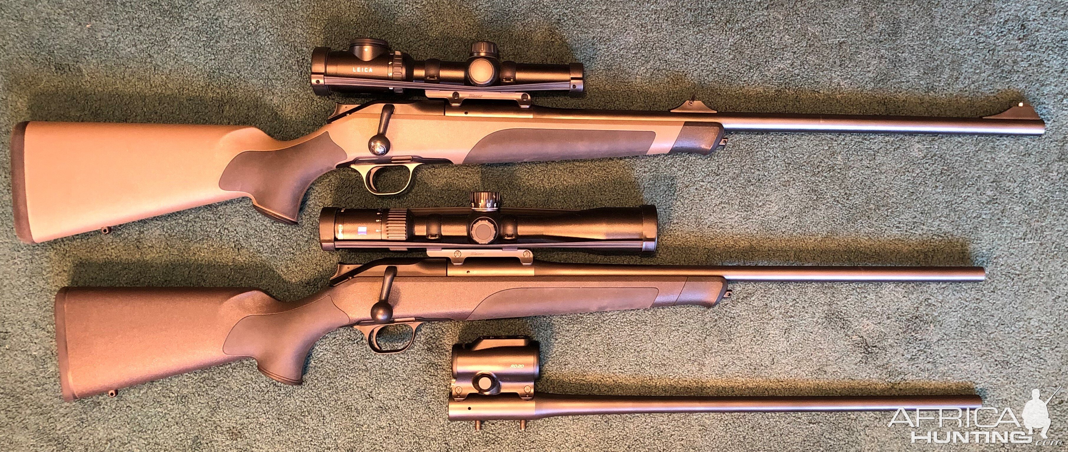 Full Size R8 Pro Blaser & Shortened Blaser Rifles