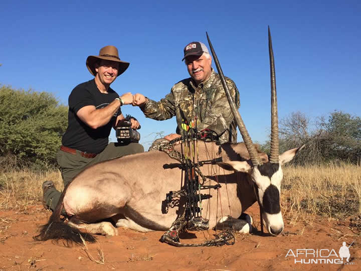 Gemsbok Bow Hunting Namibia