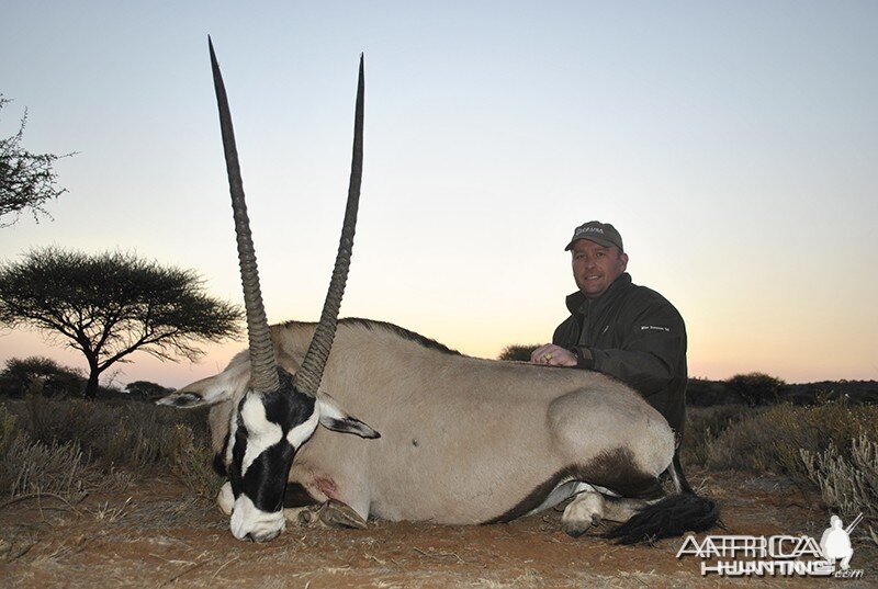 Gemsbok hunt with Wintershoek Johnny Vivier Safaris