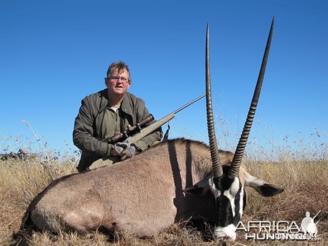 Gemsbok Hunted in South Africa