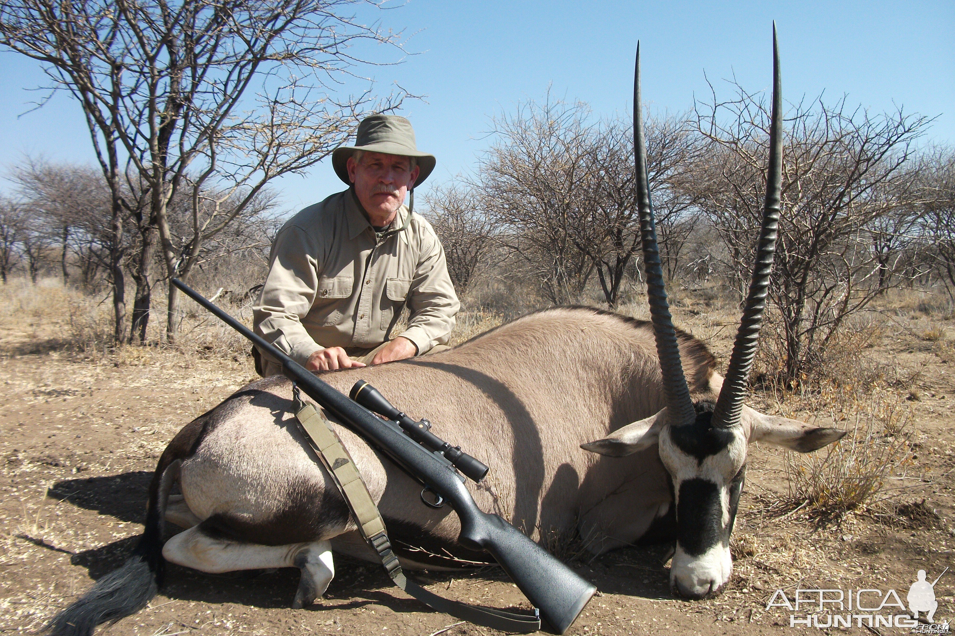 Gemsbok hunted with Ozondjahe Hunting Safaris in Namibia