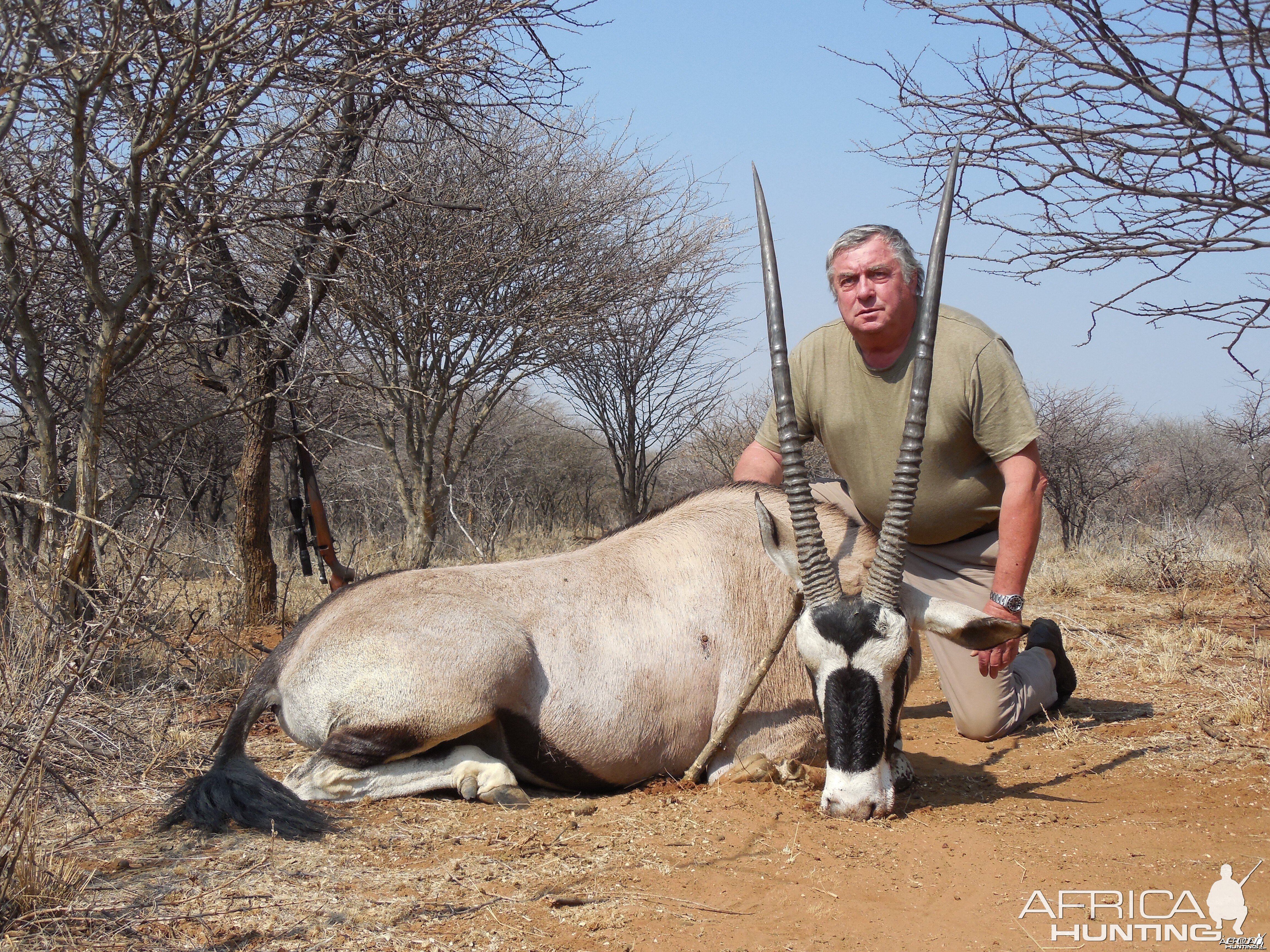 Gemsbok hunted with Ozondjahe Hunting Safaris in Namibia