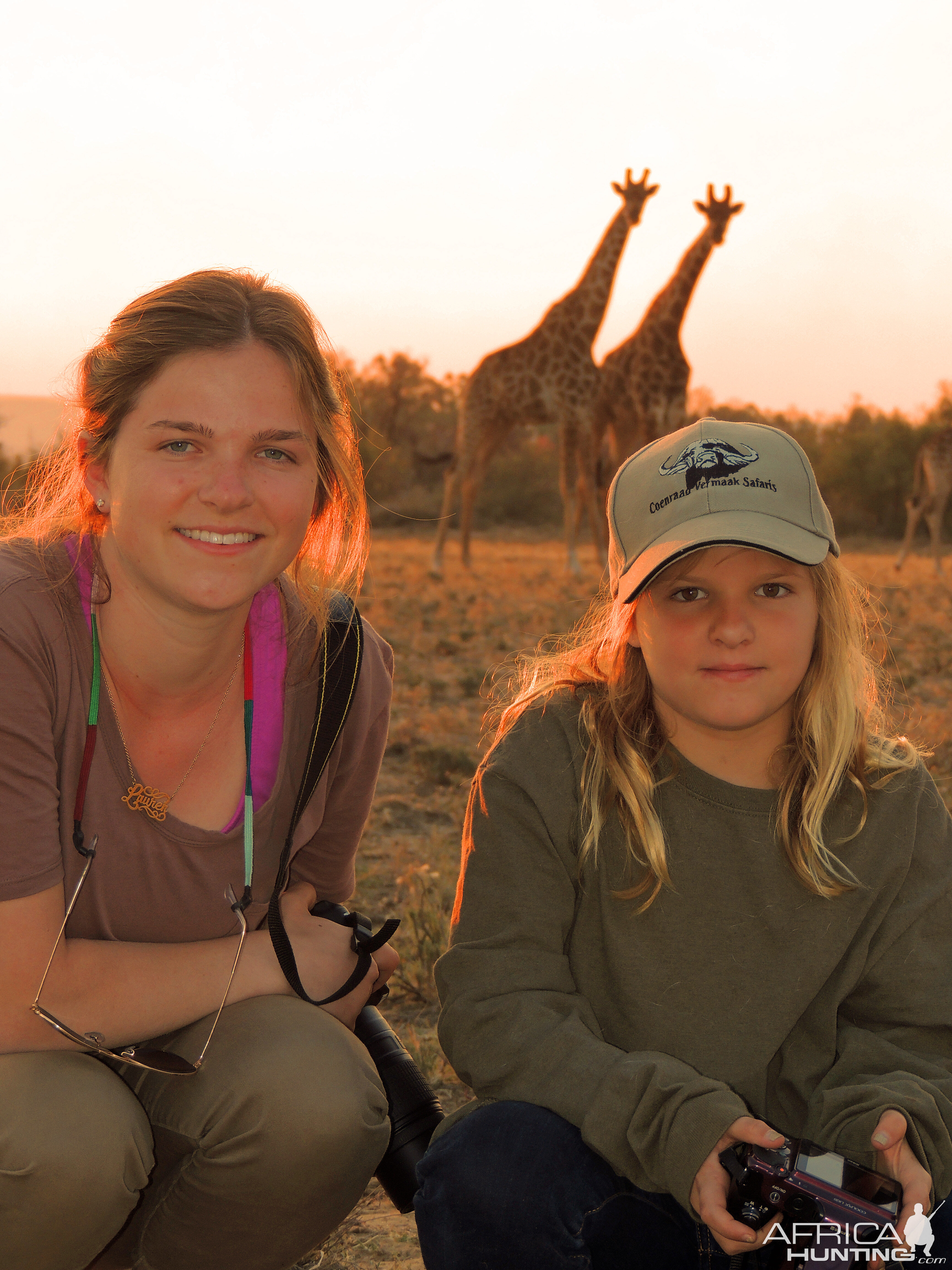 Girls on safari