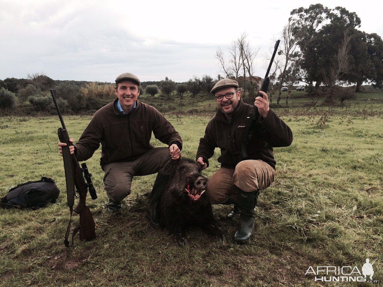 Great day in Portugal hunting Boar