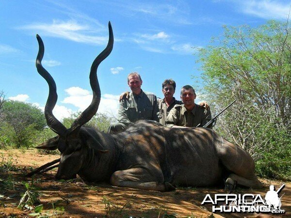 Greater Kudu hunted at Westfalen Hunting Safaris Namibia