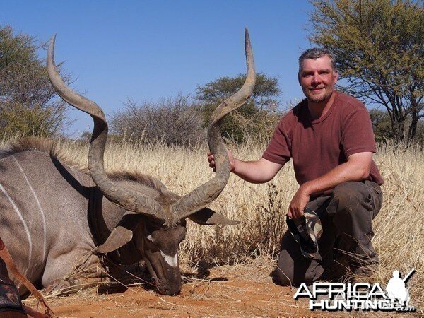 Greater Kudu hunted at Westfalen Hunting Safaris Namibia