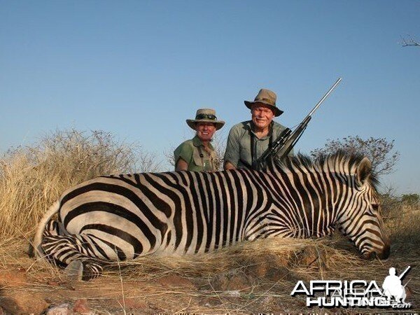 Hartmann's Zebra hunted at Westfalen Hunting Safaris Namibia