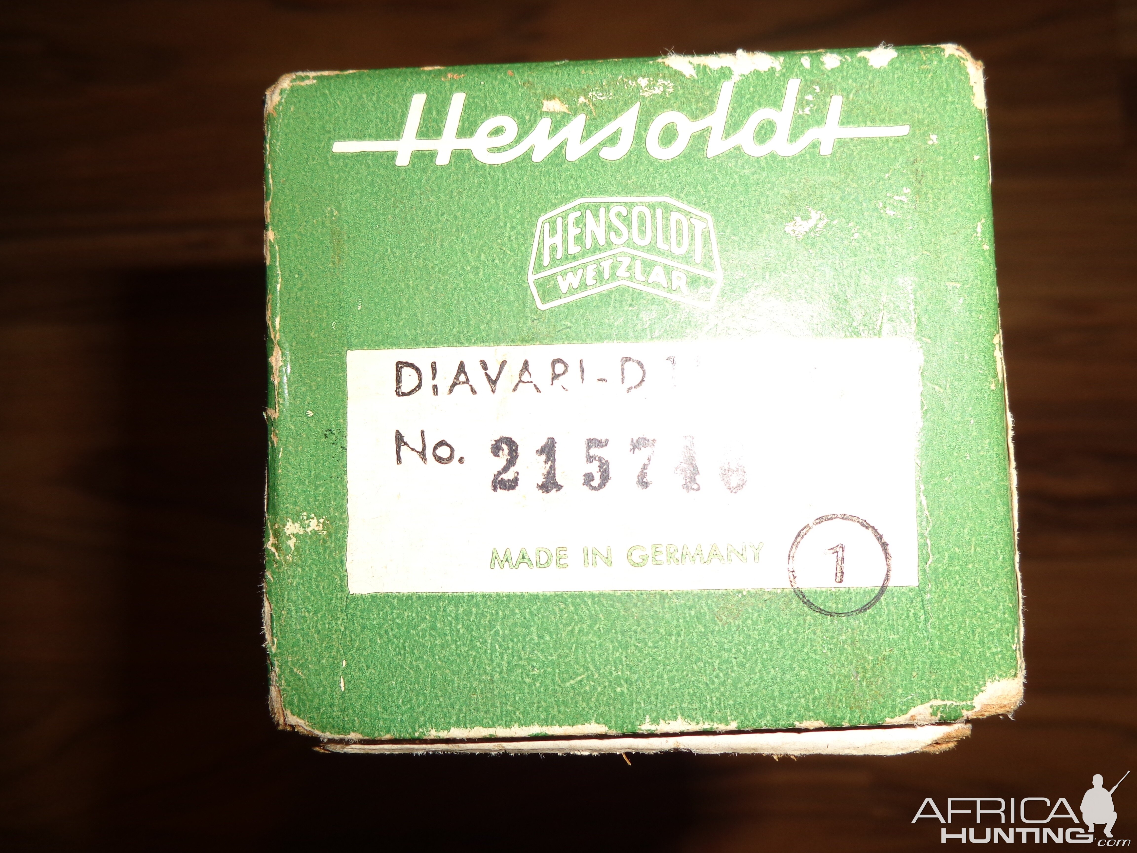 Hensoldt Diavari 1.5-6 #1 Reticle With 14mm Rail