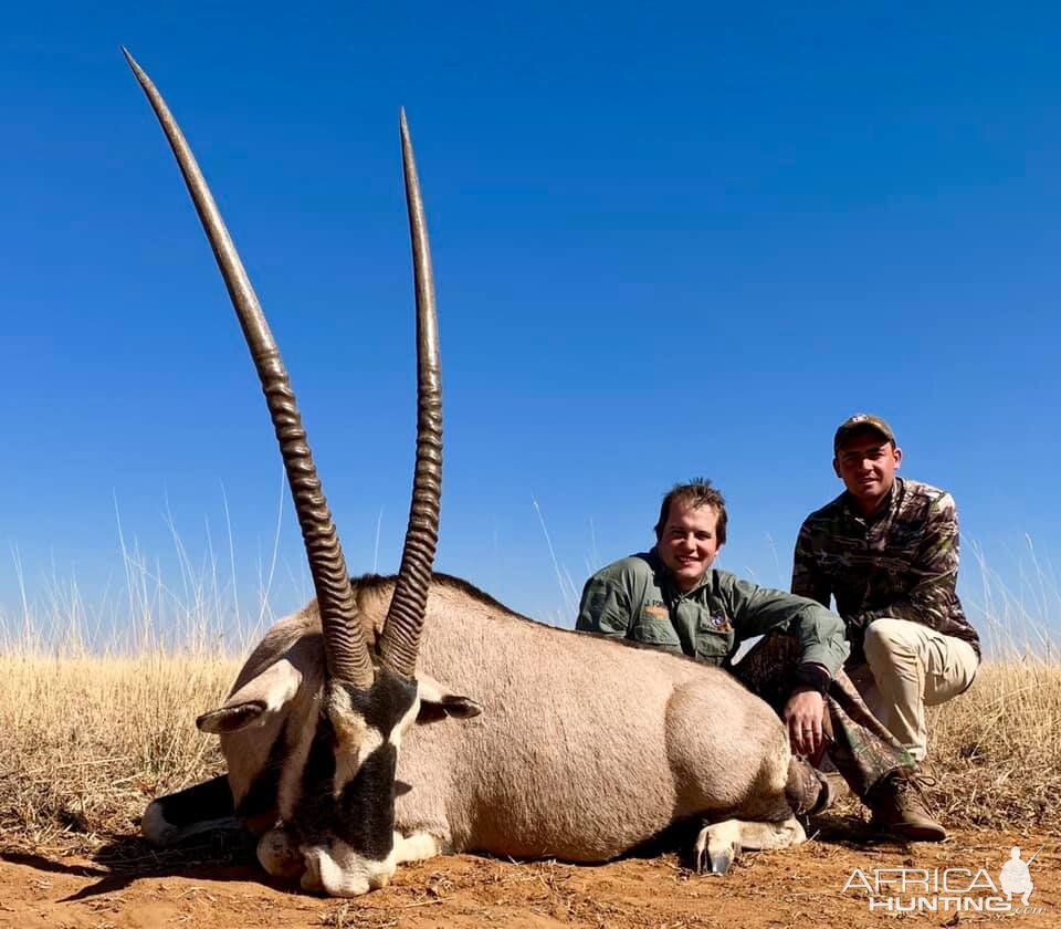 Hunt 43 1/2” Inch Gemsbok in South Africa