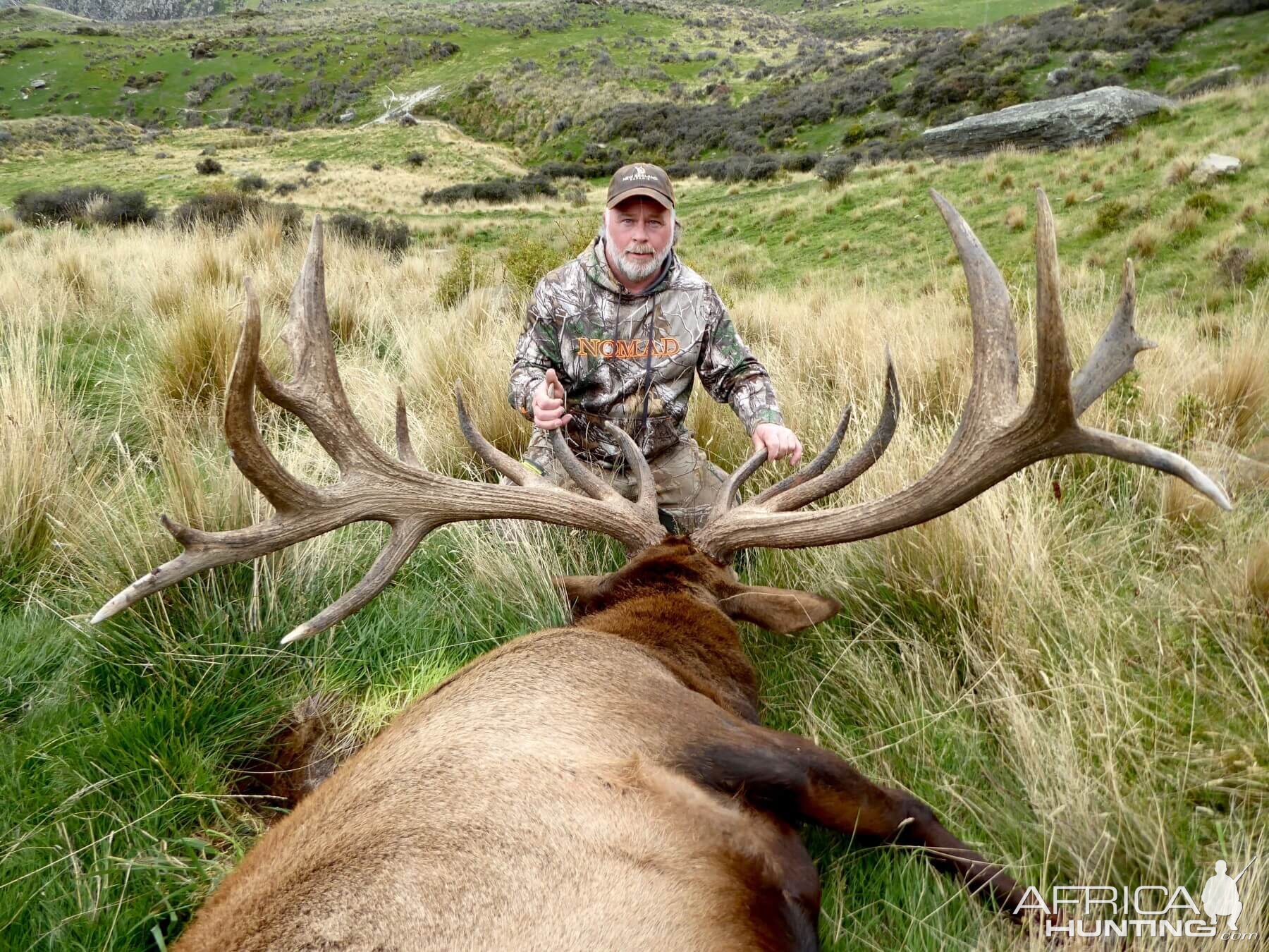 Hunt 469" Inch Elk in New Zealand