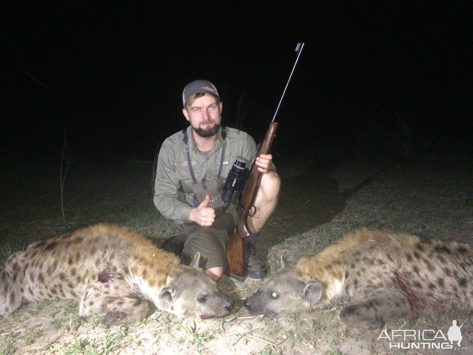 Hunt Spotted Hyena in Zimbabwe