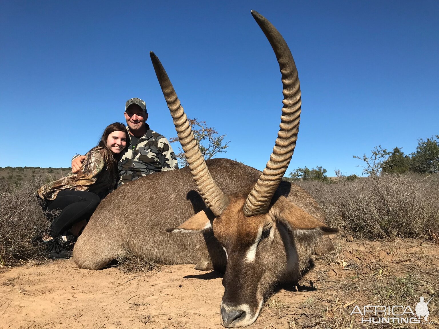 Hunt Waterbuck in South Africa