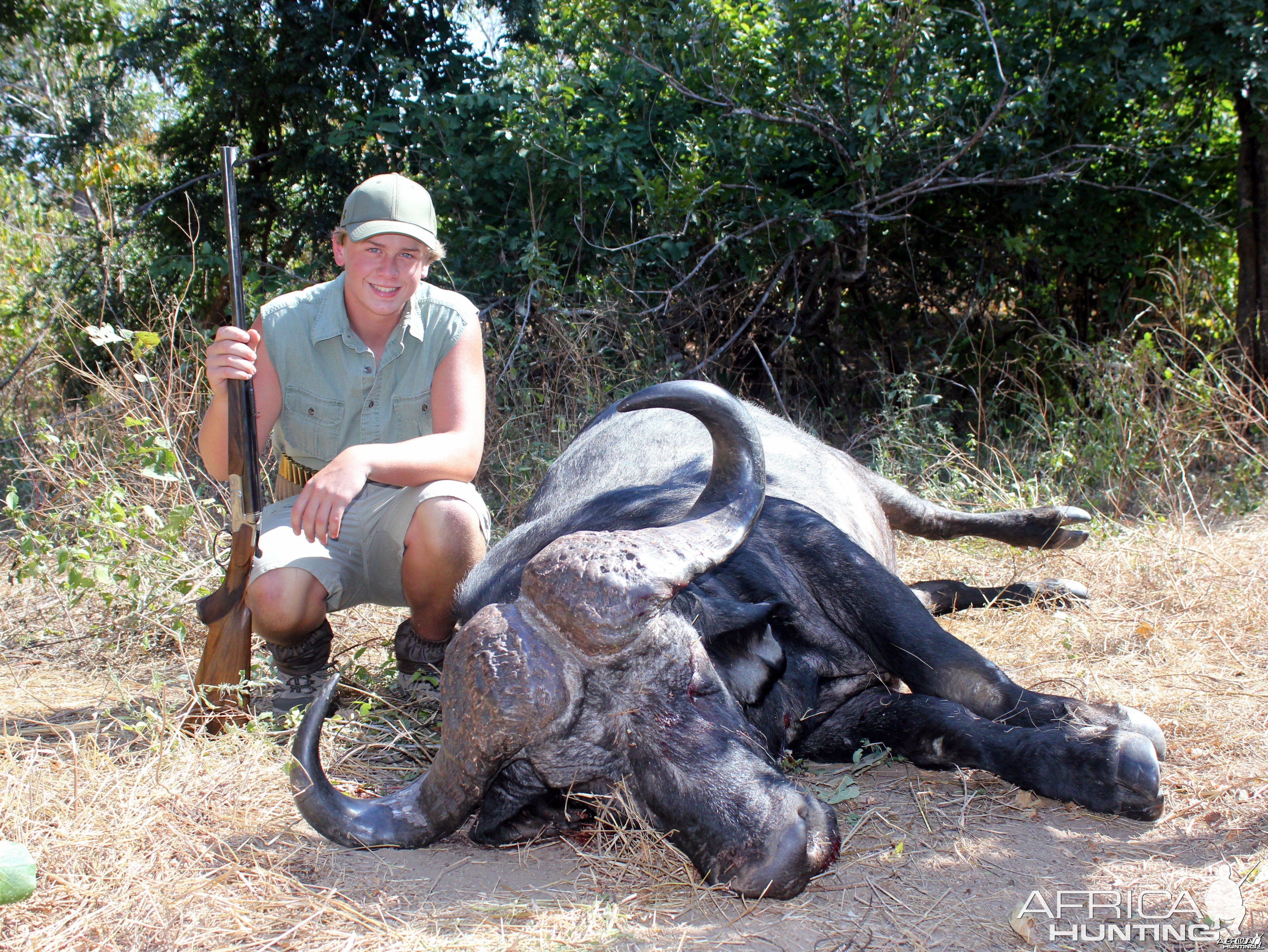 Hunter's first buffalo