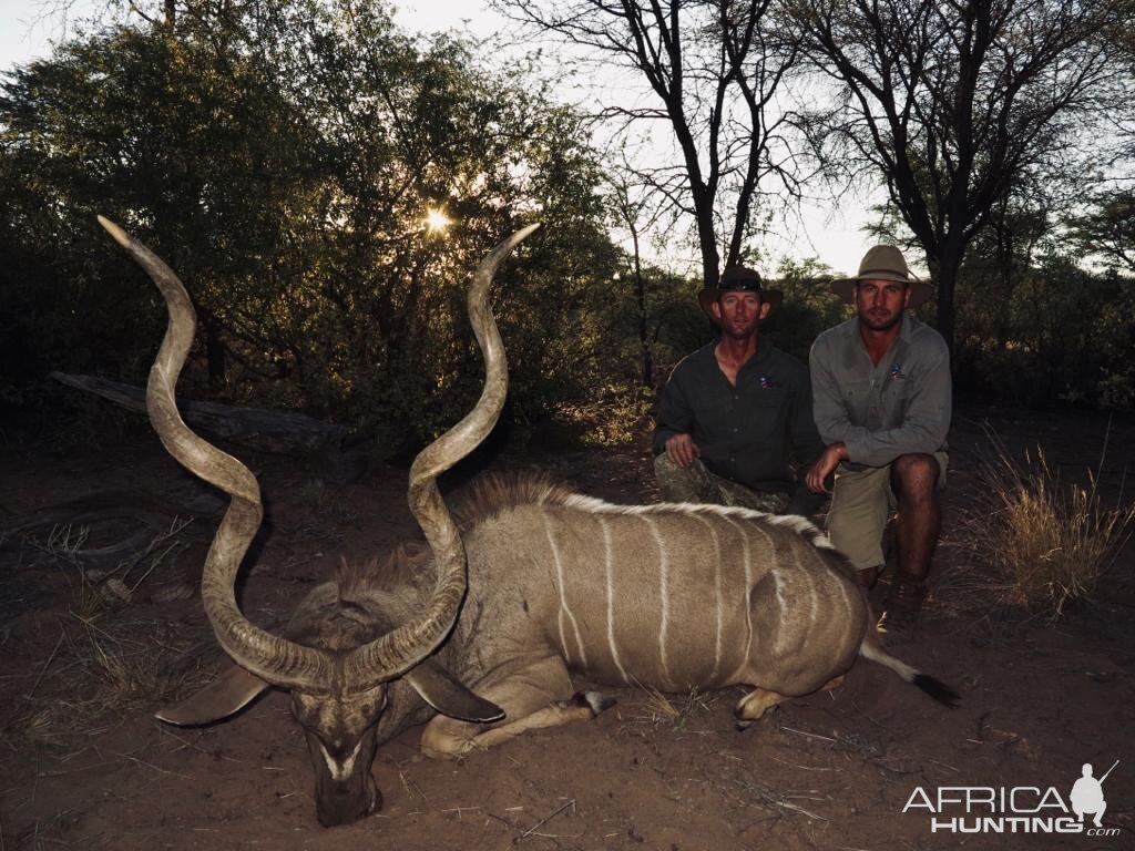 Hunting 56" Inch Kudu in Namibia