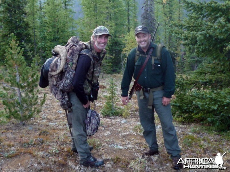 Hunting Big Horn Sheep in Southern British Columbia Canada