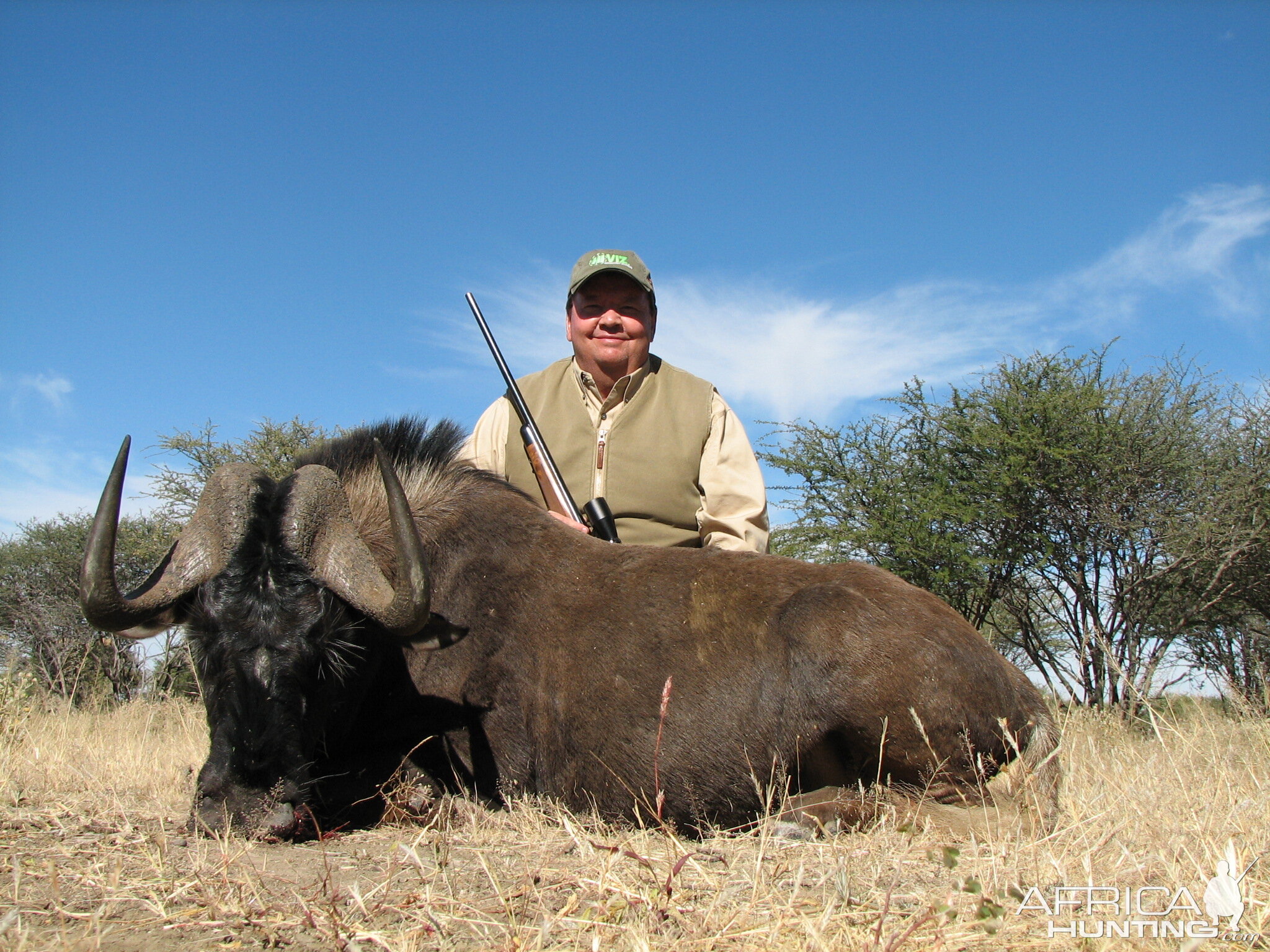 Hunting Black Gnu in Namibia