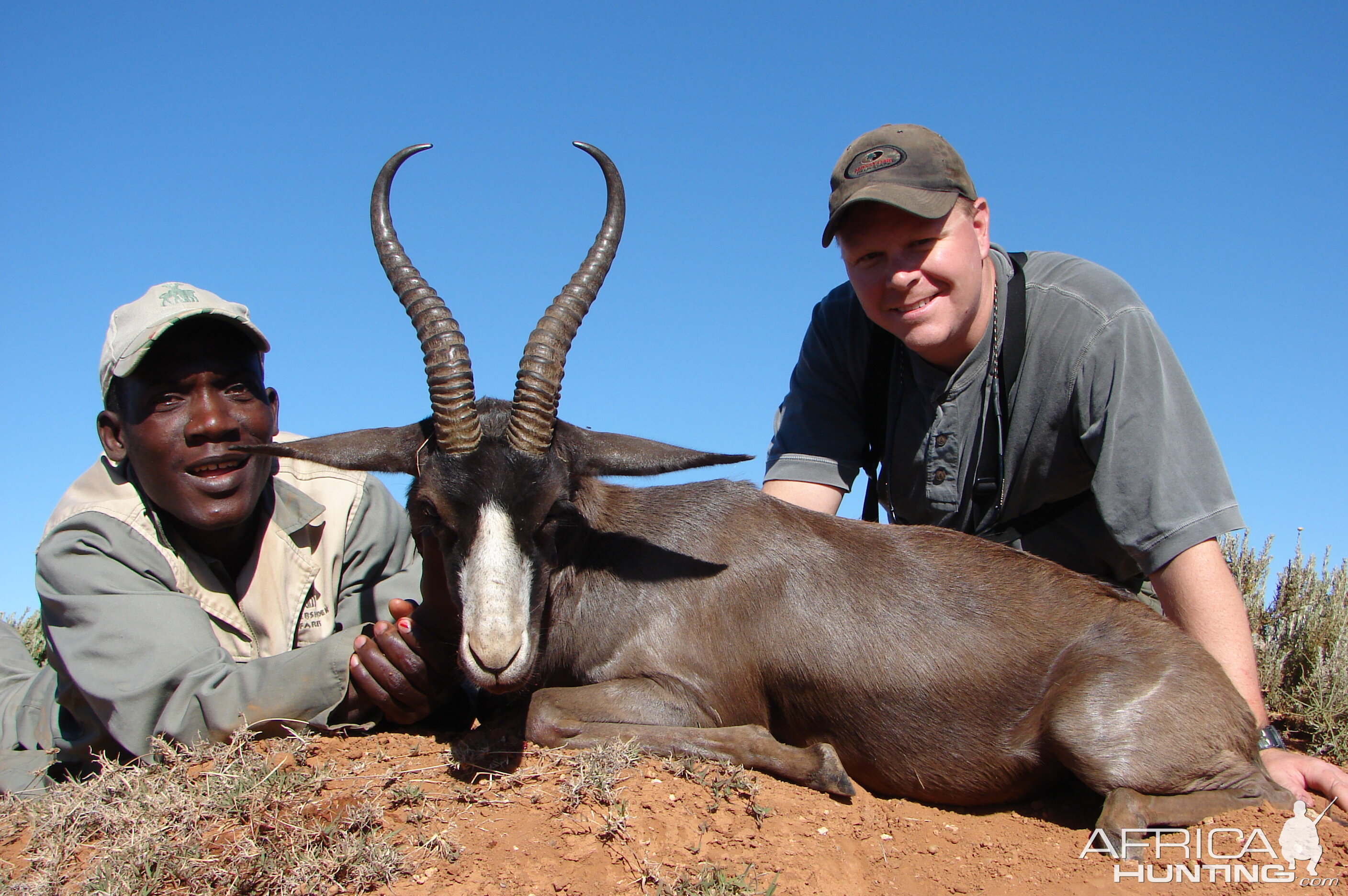 Hunting Black Springbuck with Wintershoek Johnny Vivier Safaris in SA