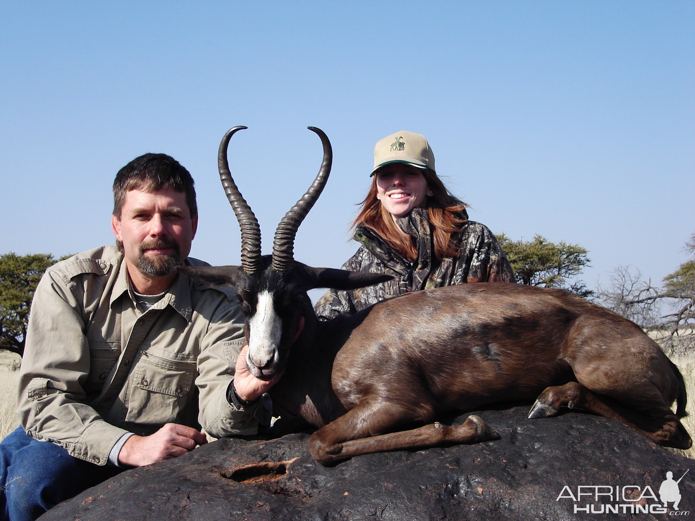 Hunting Black Springbuck with Wintershoek Johnny Vivier Safaris in SA