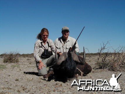 Hunting Black Wildebeest in Namibia