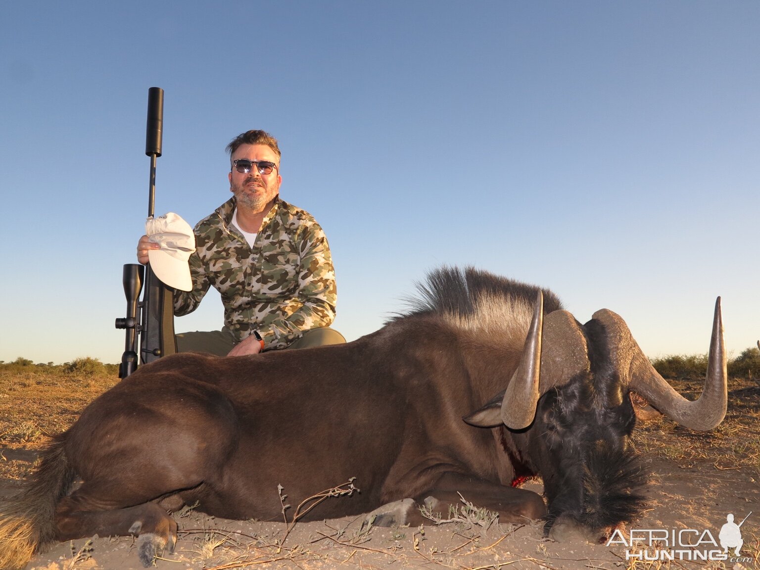 Hunting Black WIldebeest in Namibia