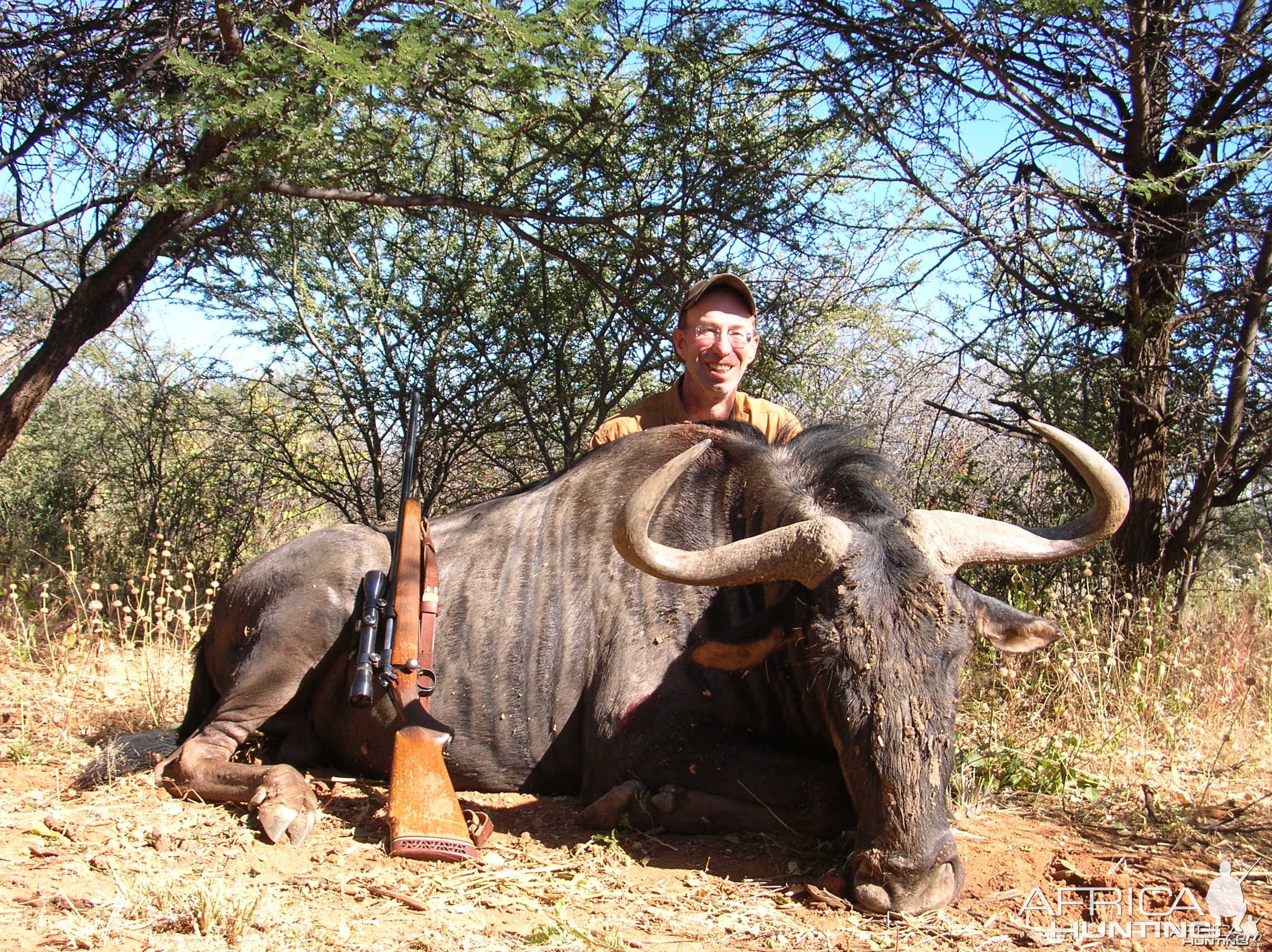 Hunting Blue Gnu in Namibia
