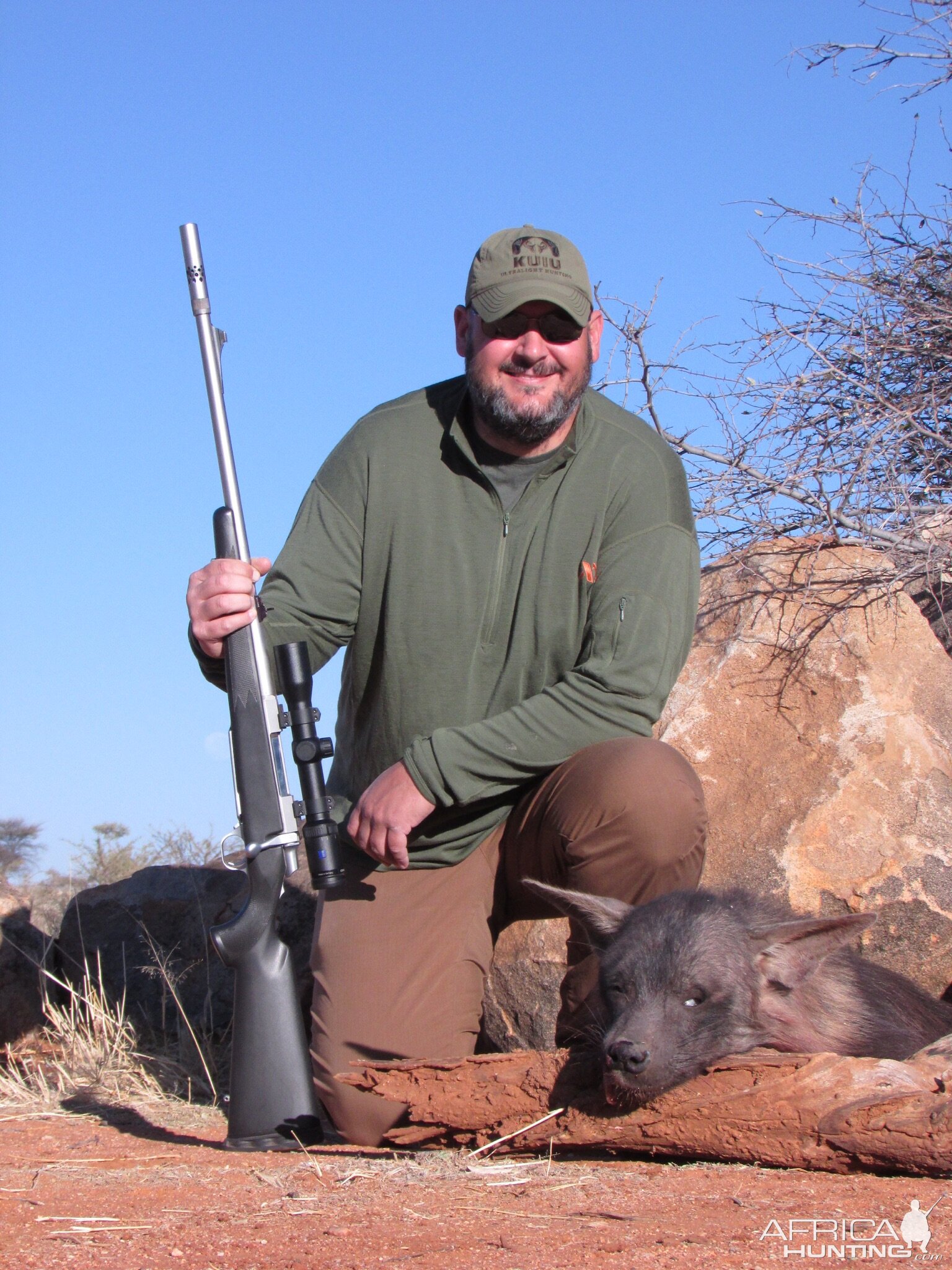 Hunting Brown Hyena in Namibia