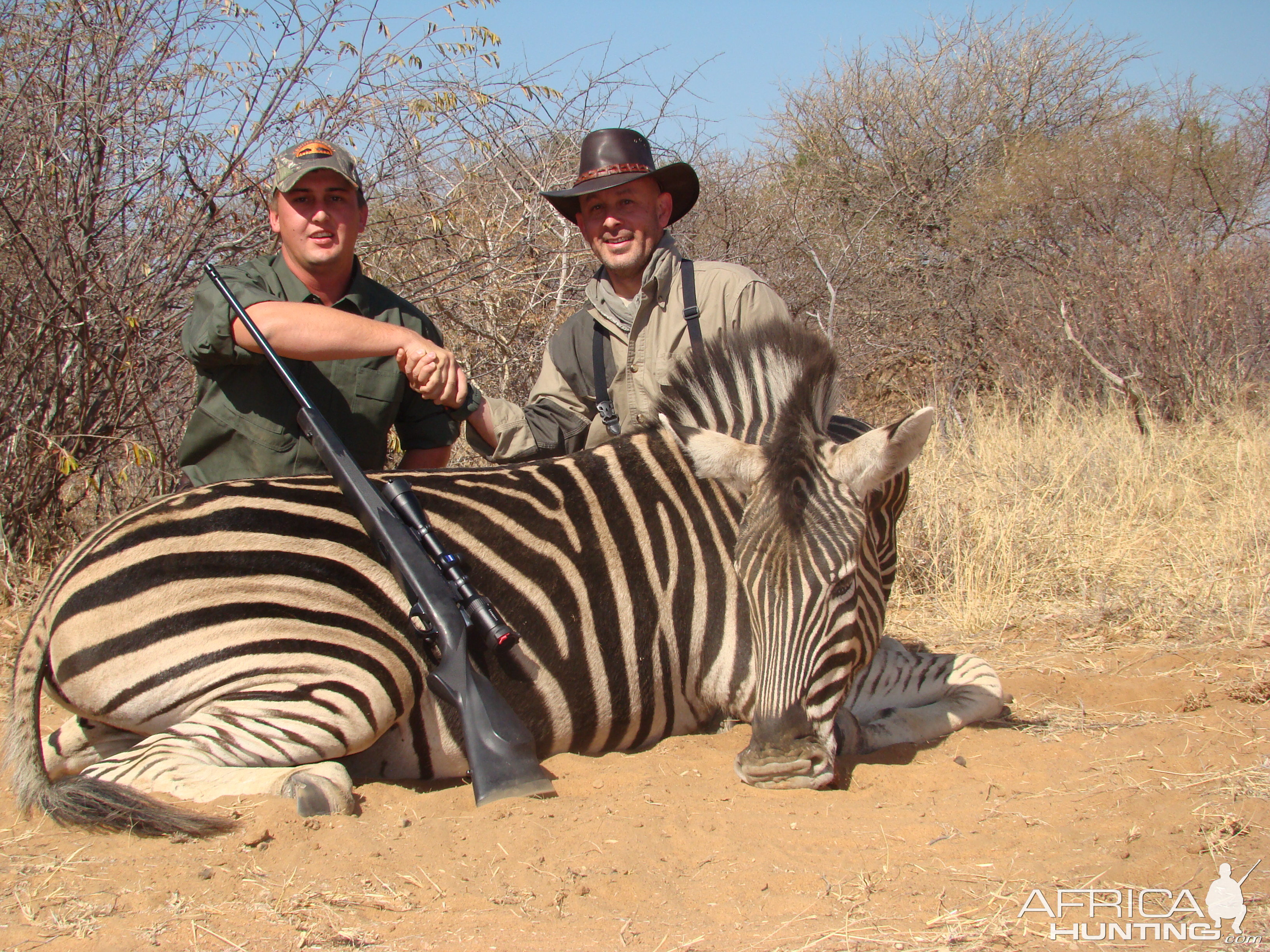 Hunting Burchell's Plain Zebra in South Africa