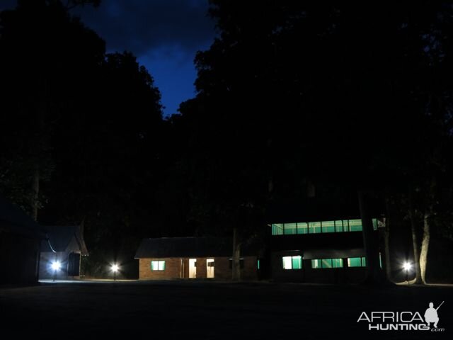 Hunting camp in Congo